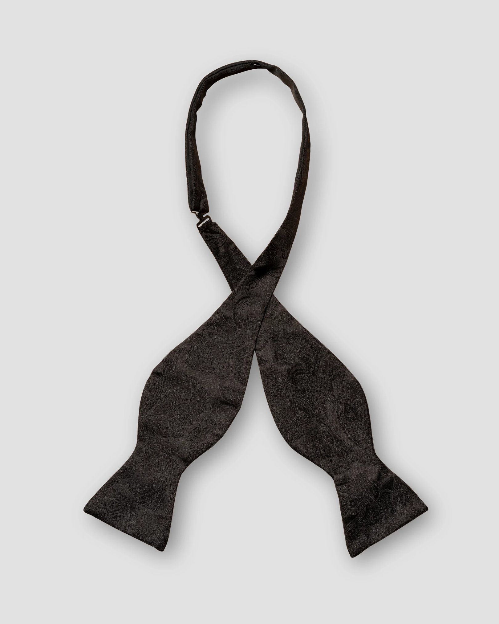Eton - black pure silk pocket square