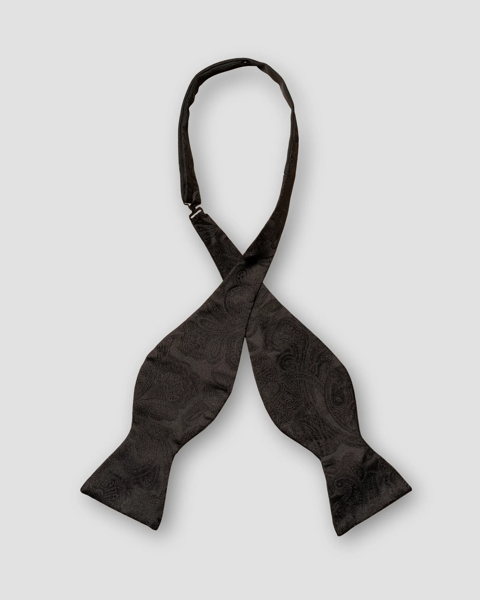 Eton - black pure silk pocket square