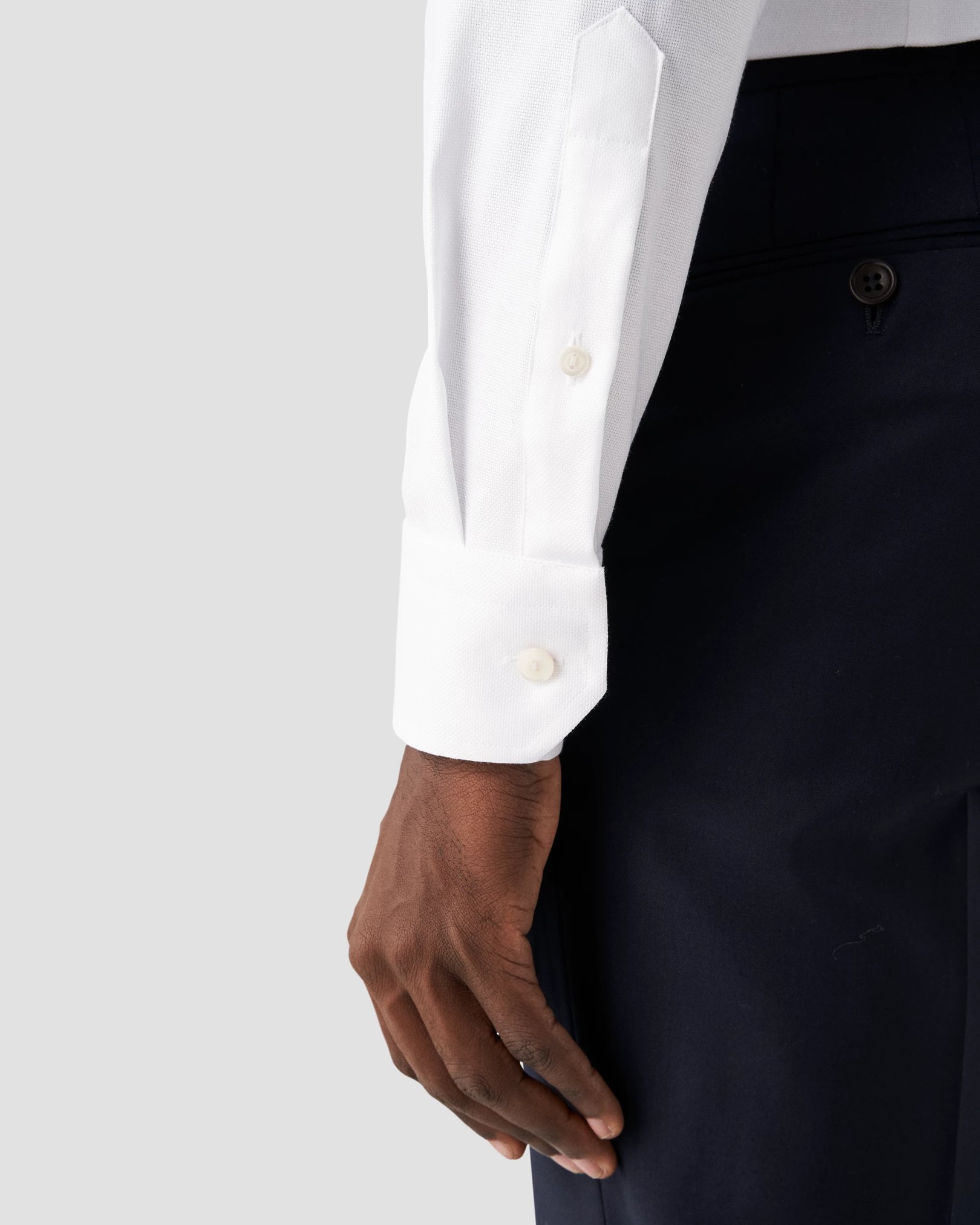 Eton - white royal dobby cut away