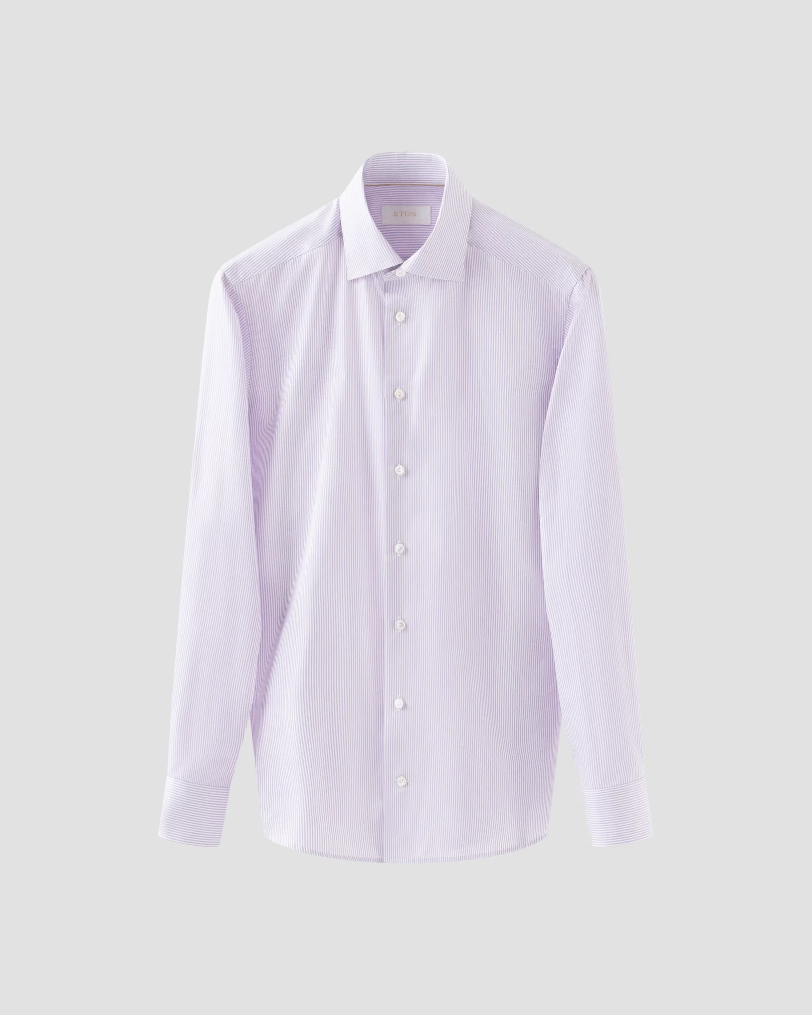 Eton - light purple twill dress shirt
