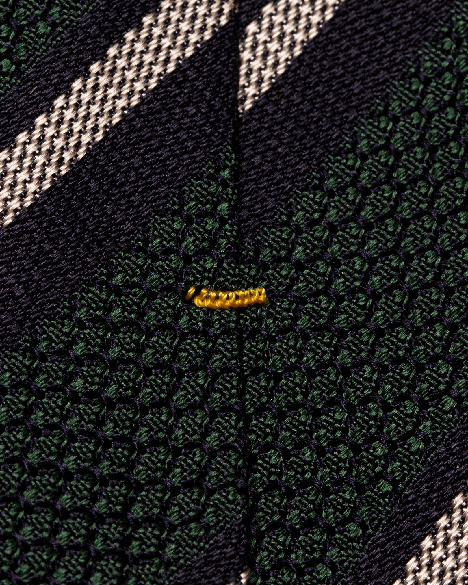 Eton - dark green grenadine tie