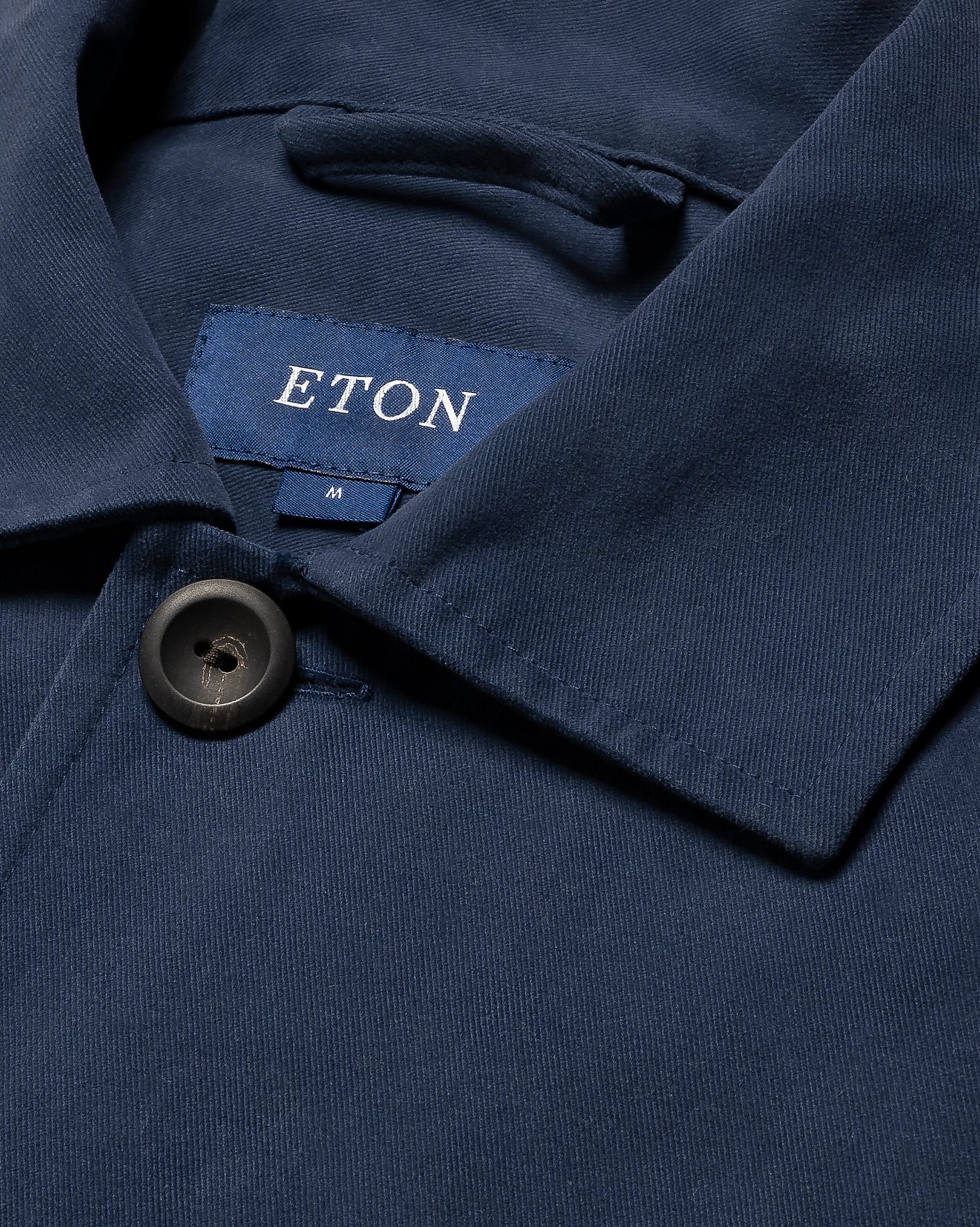 Eton - navy blue moleskin overshirt