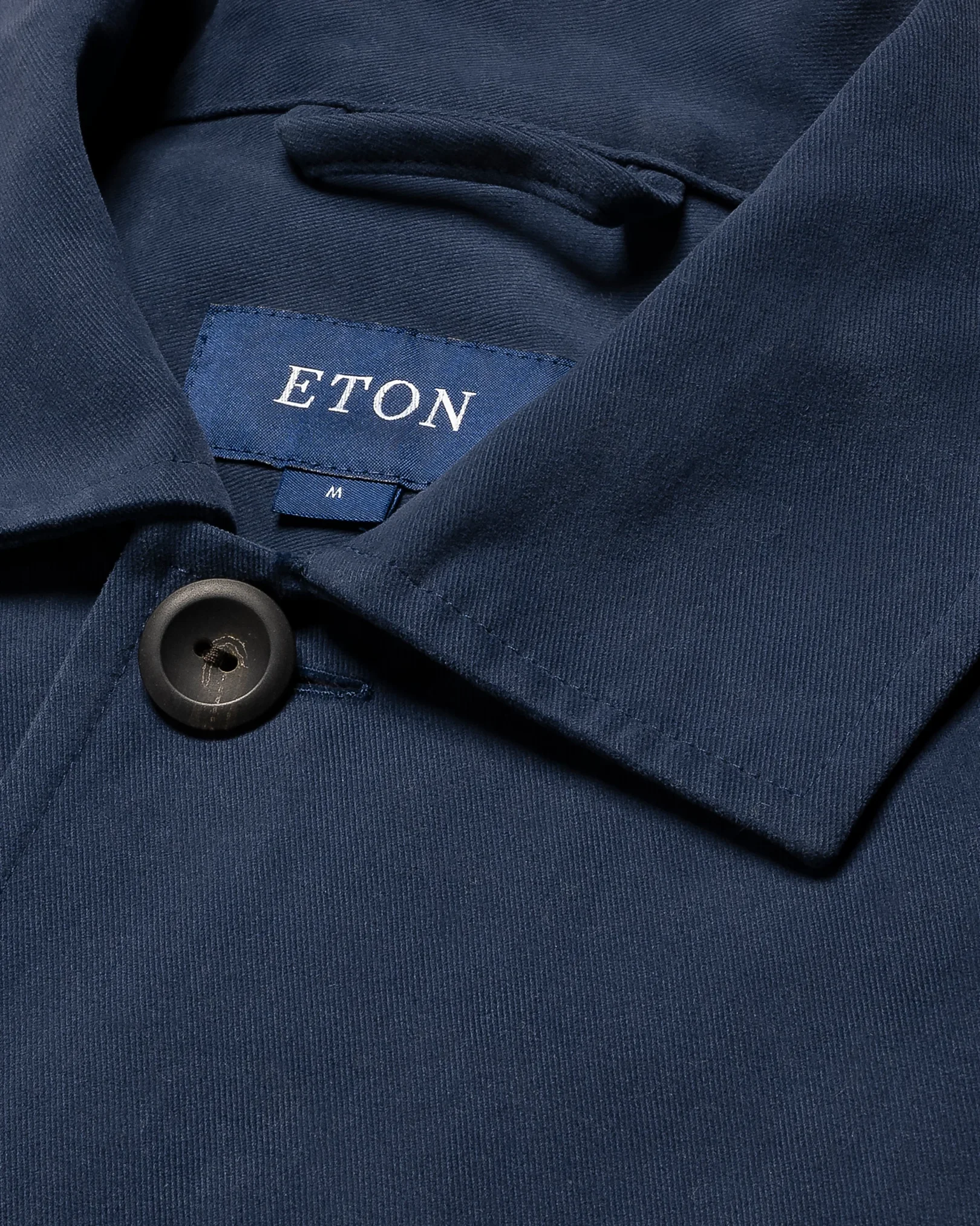 Eton - navy blue moleskin overshirt