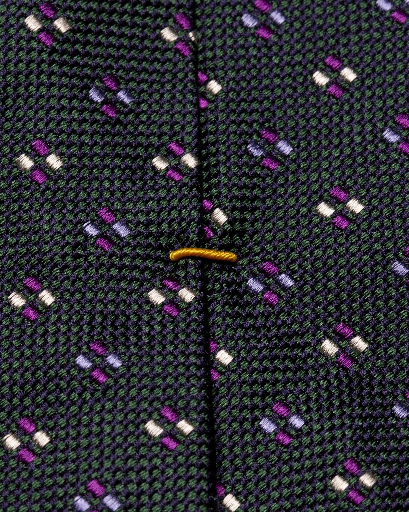 Eton - dark green panama tie