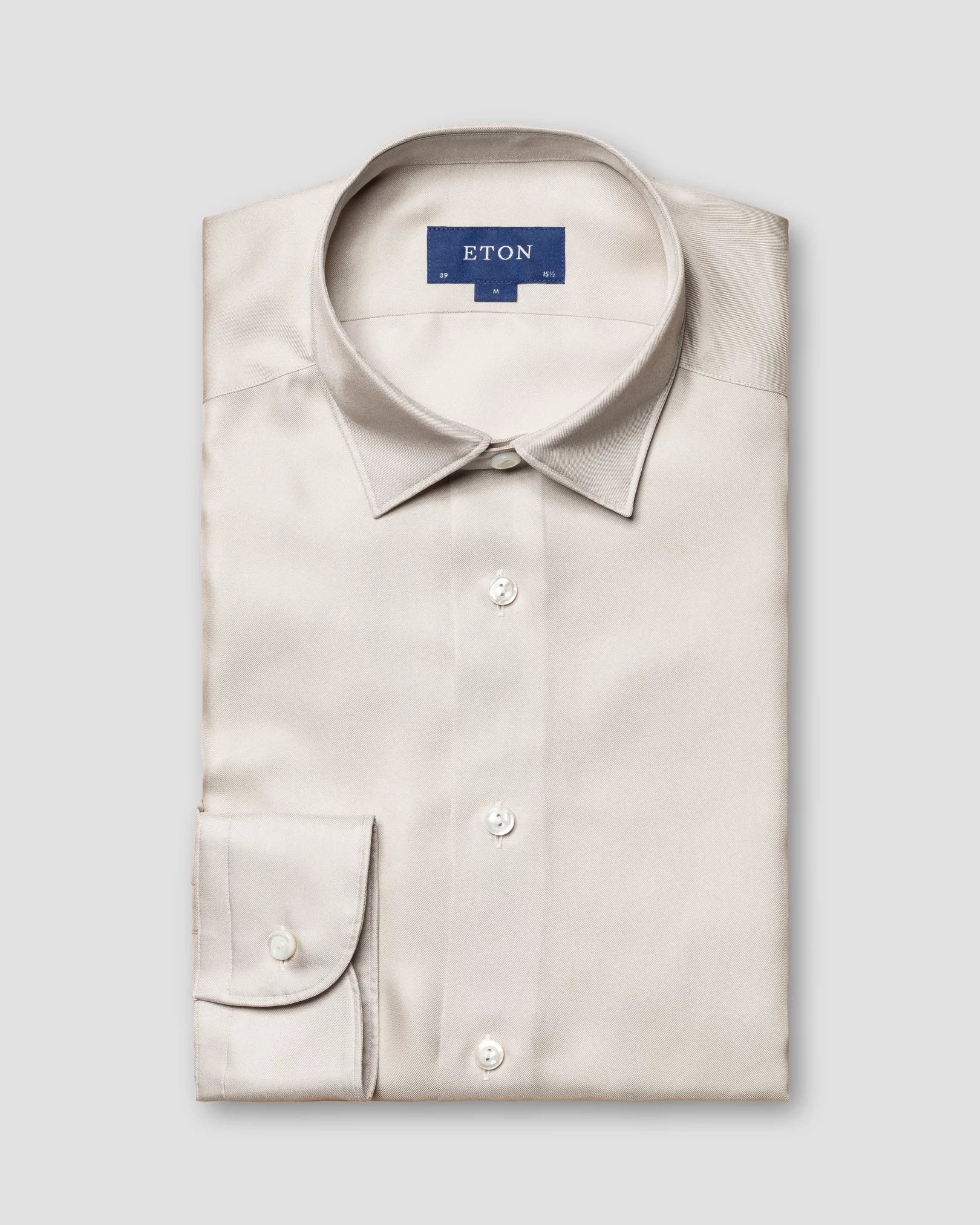 Eton - light grey silk