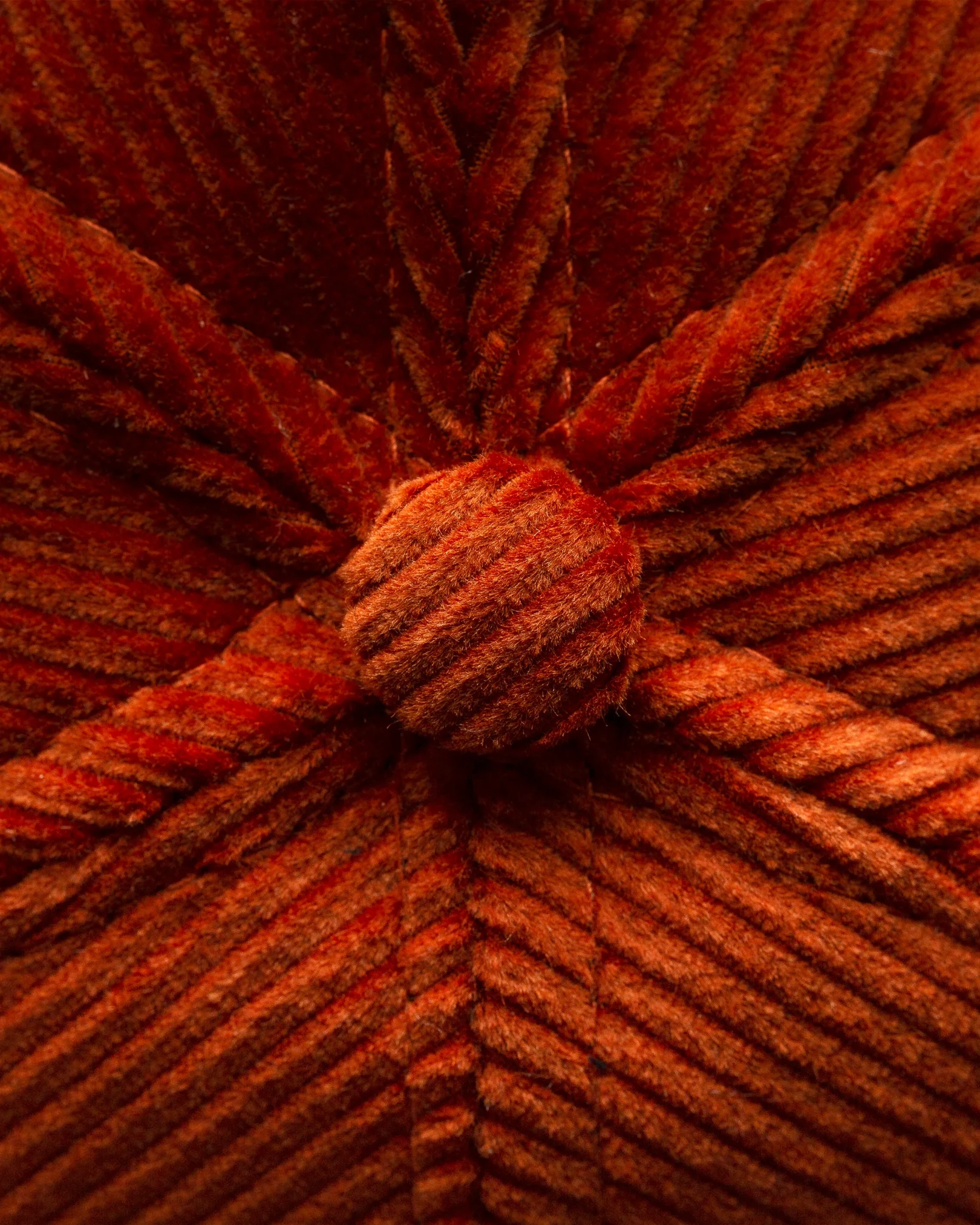 Eton - orange corduroy baseball cap