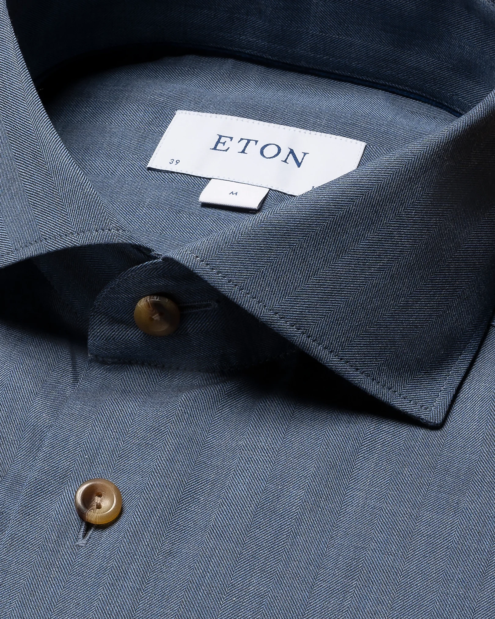 Eton - mid blue flanell