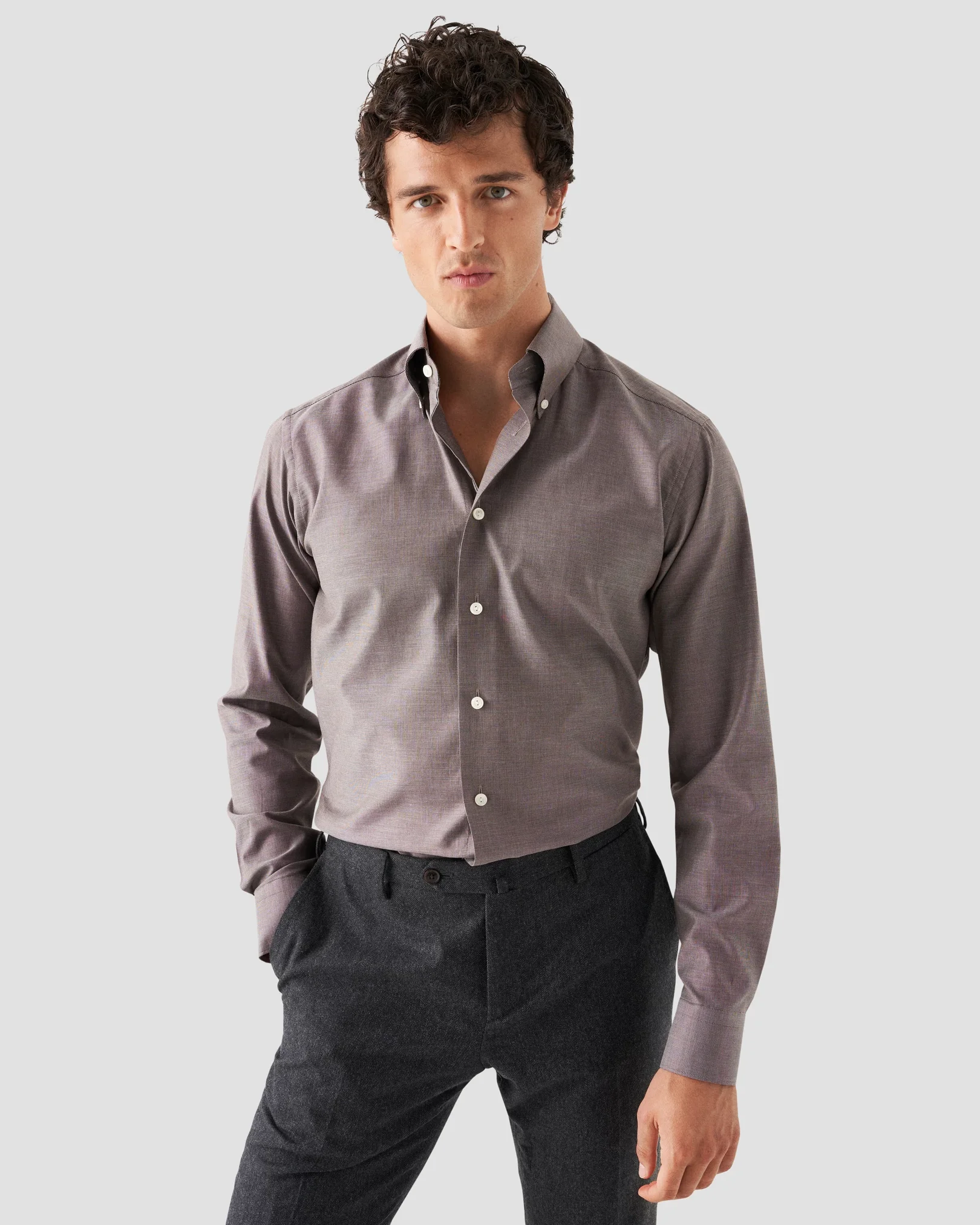 Eton - beige oxford melange