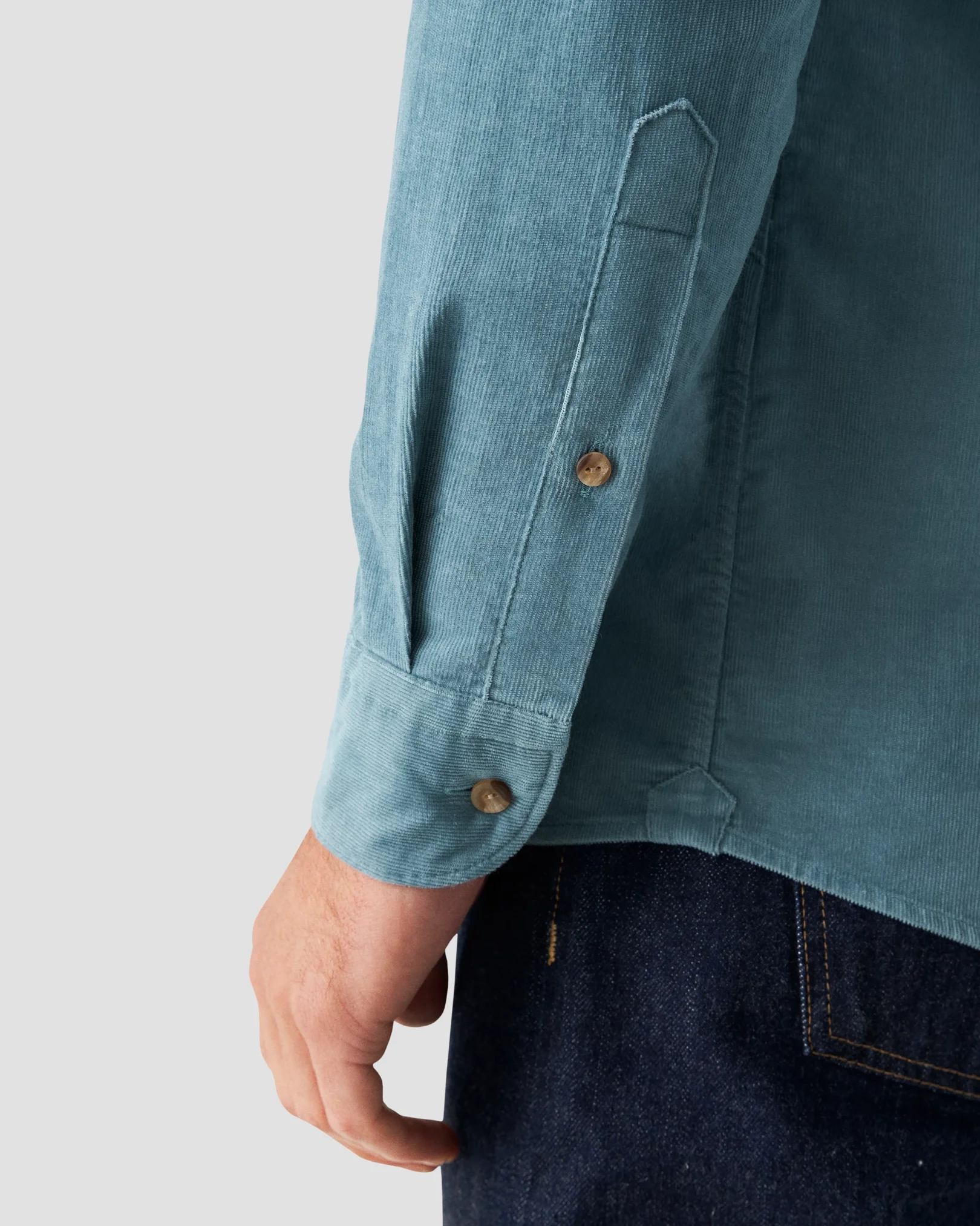 Eton - mid blue corduroy