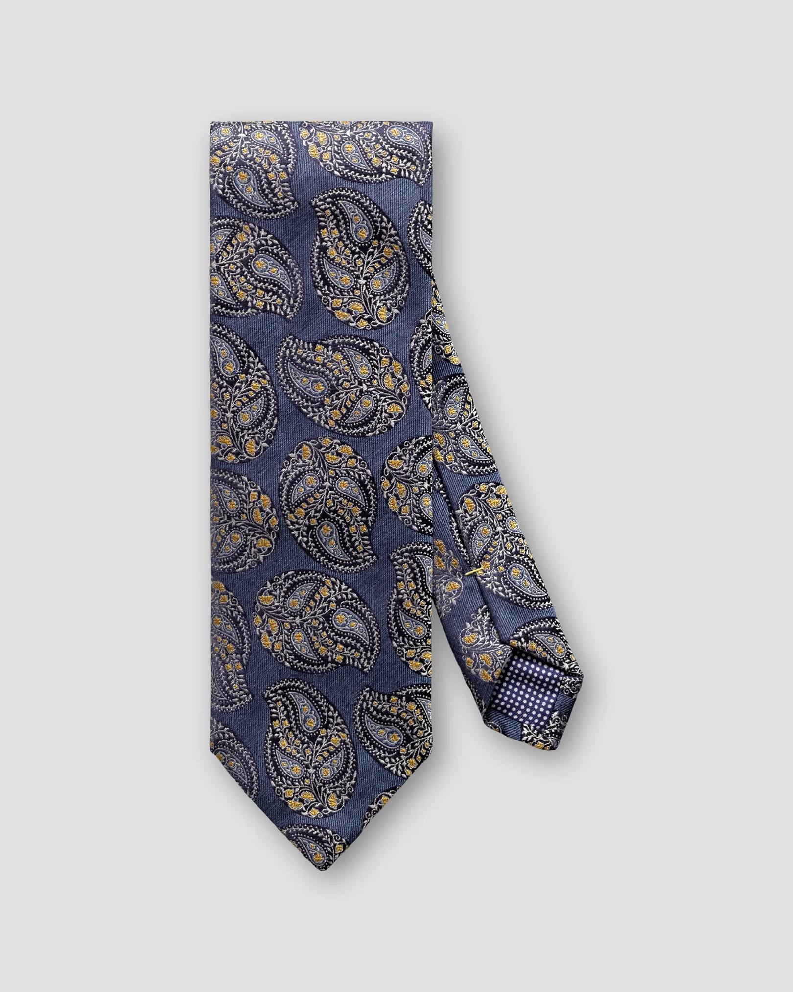 Eton - navy paisley tie