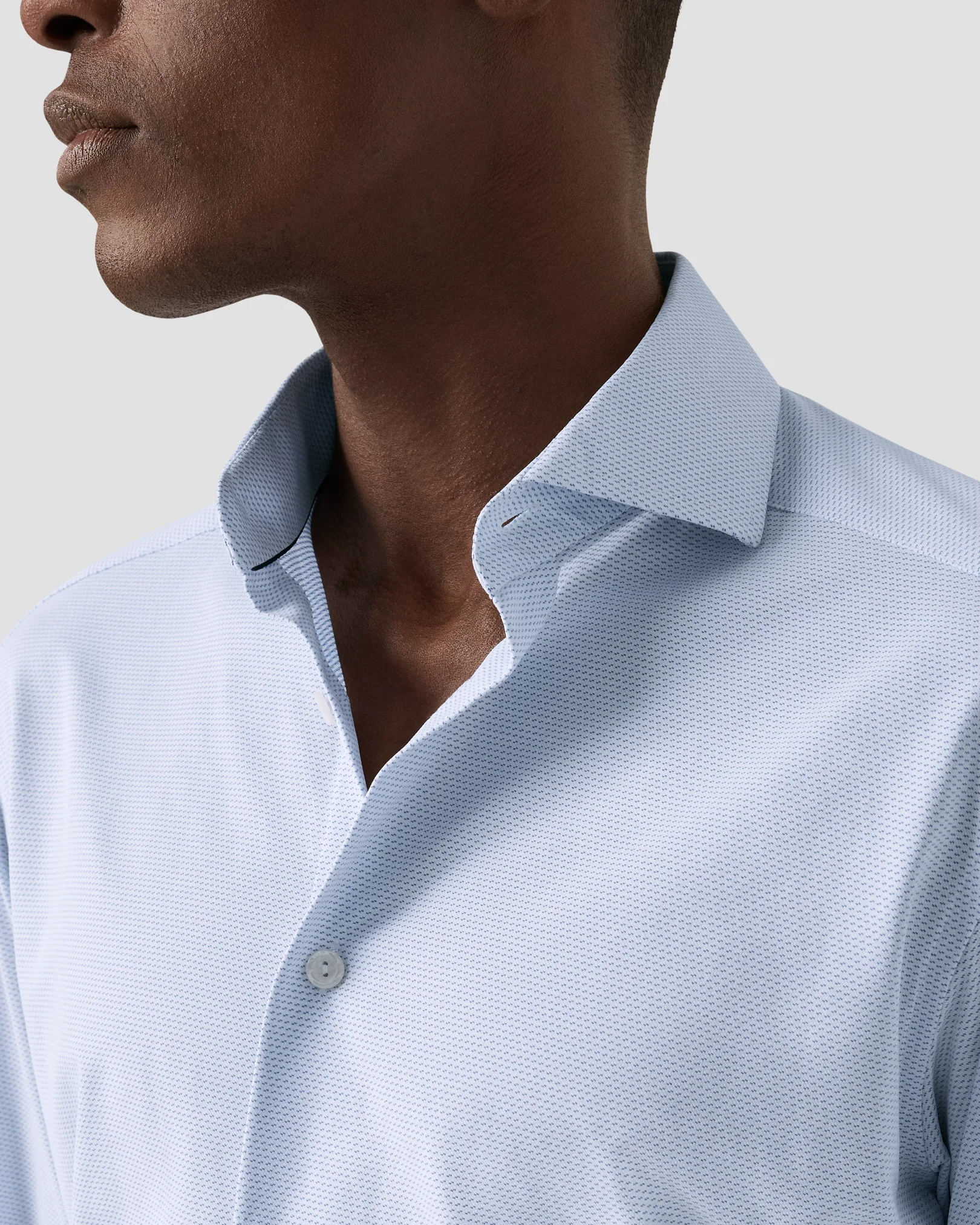 Eton - light blue semi solid four way