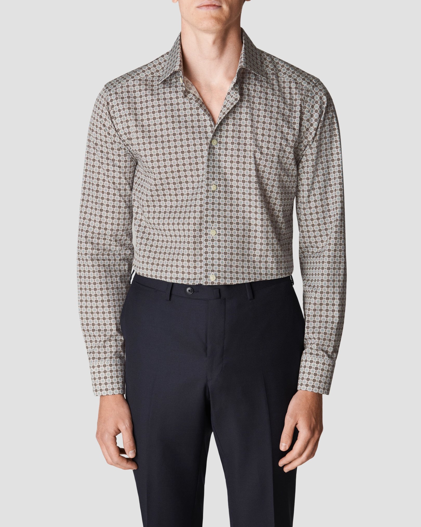 Eton - white fine twill cutaway