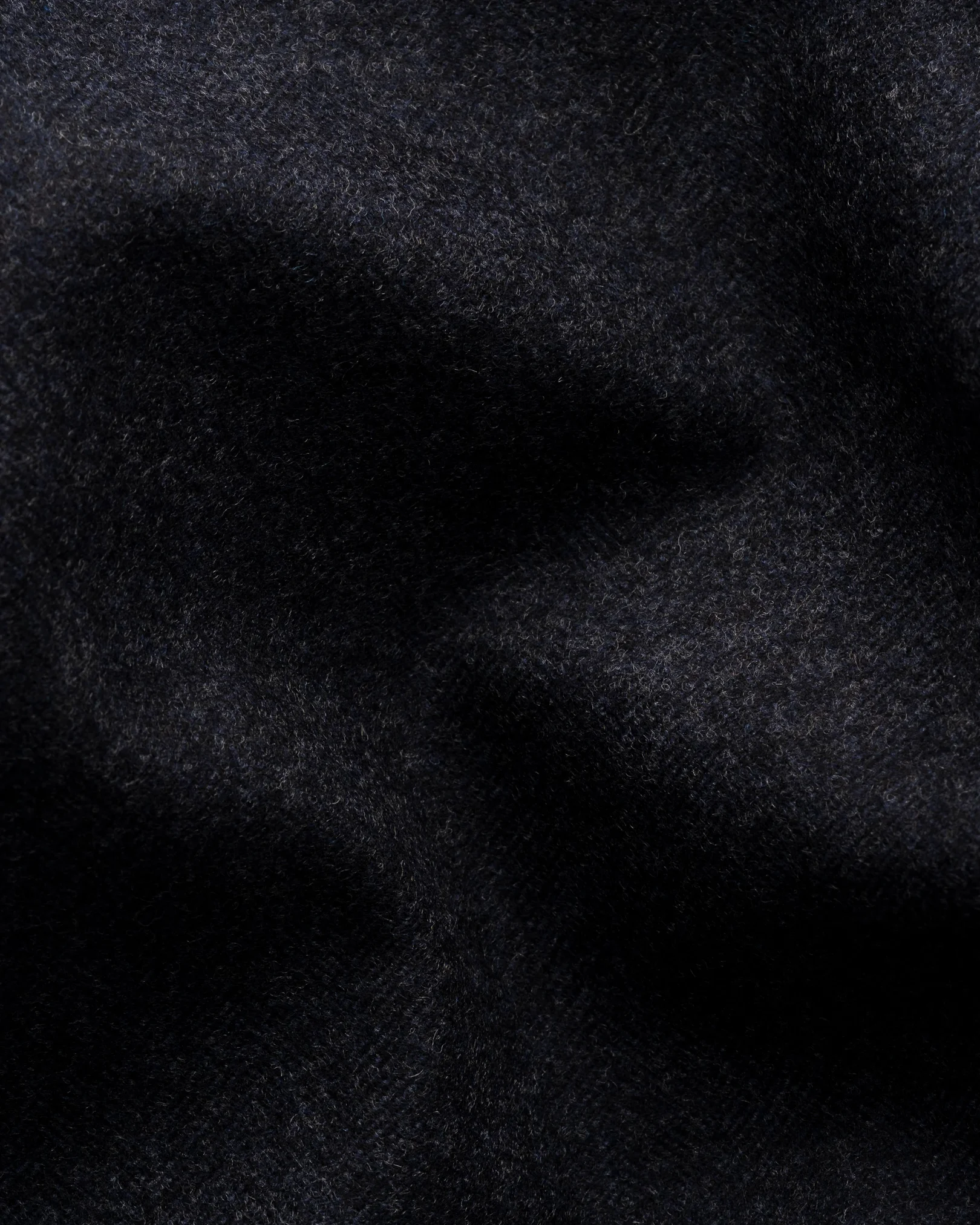 Eton - dark blue heavy flannel overshirt