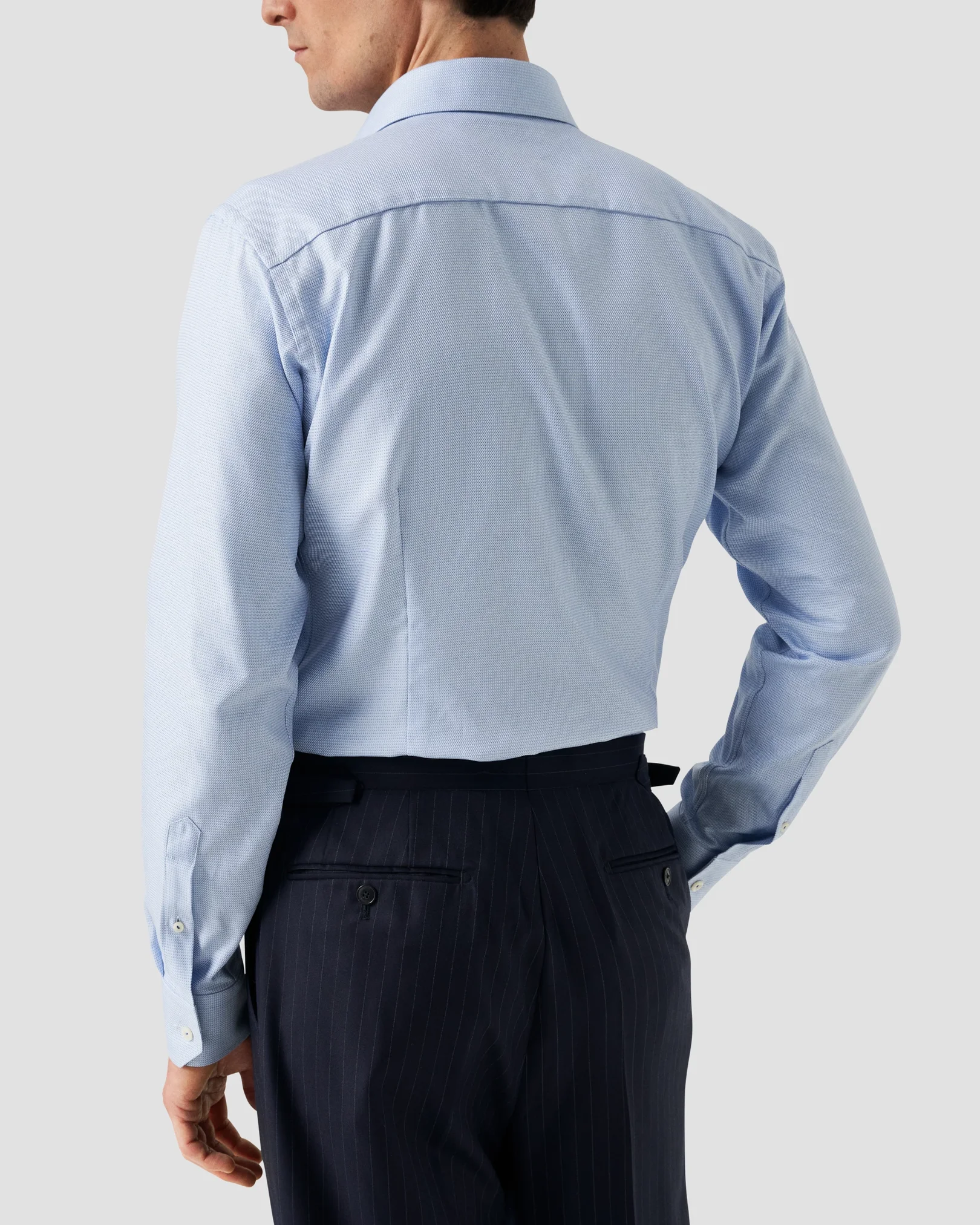 Eton - solid extreme cut away collar shirt