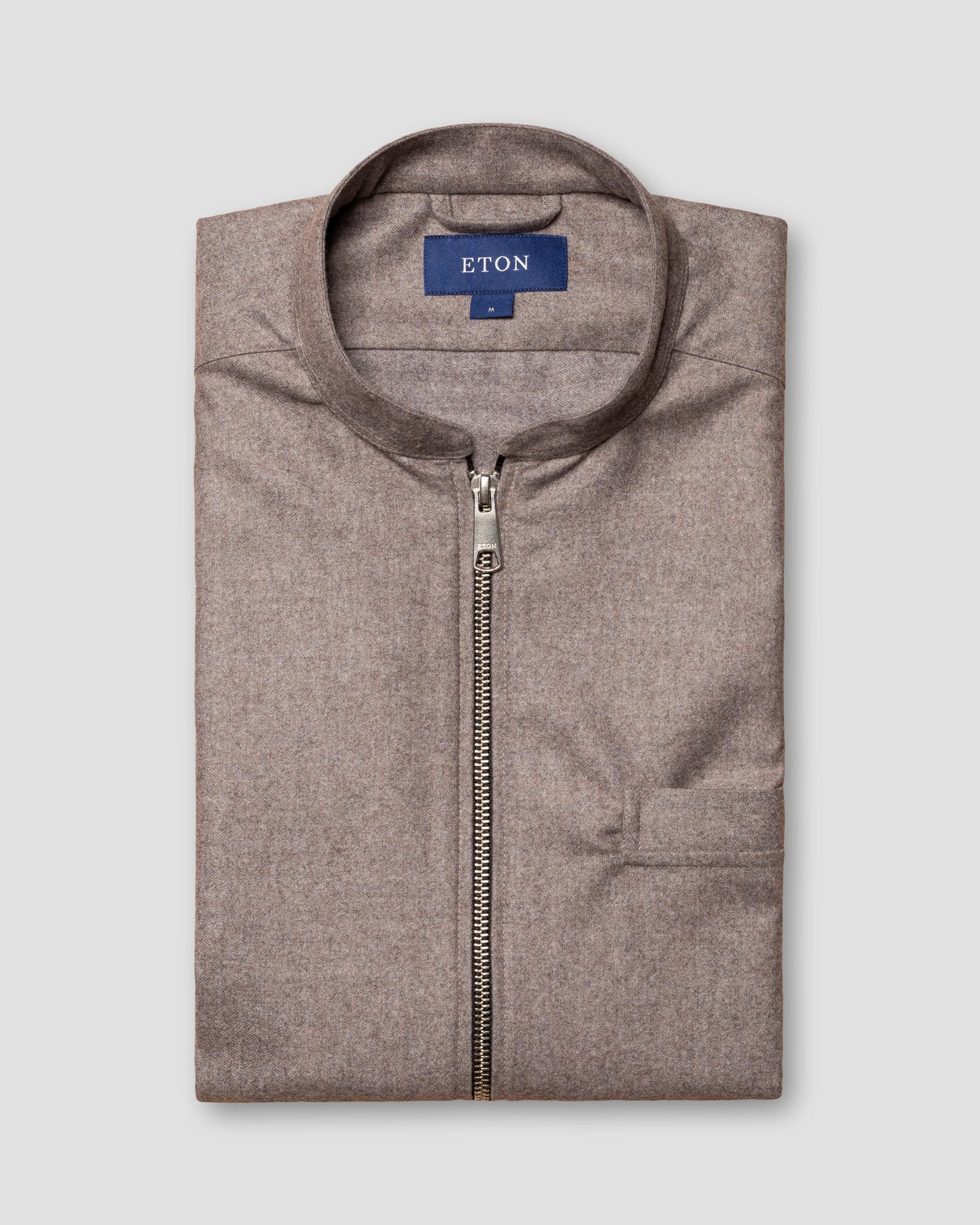 Eton - beige twill wool vest