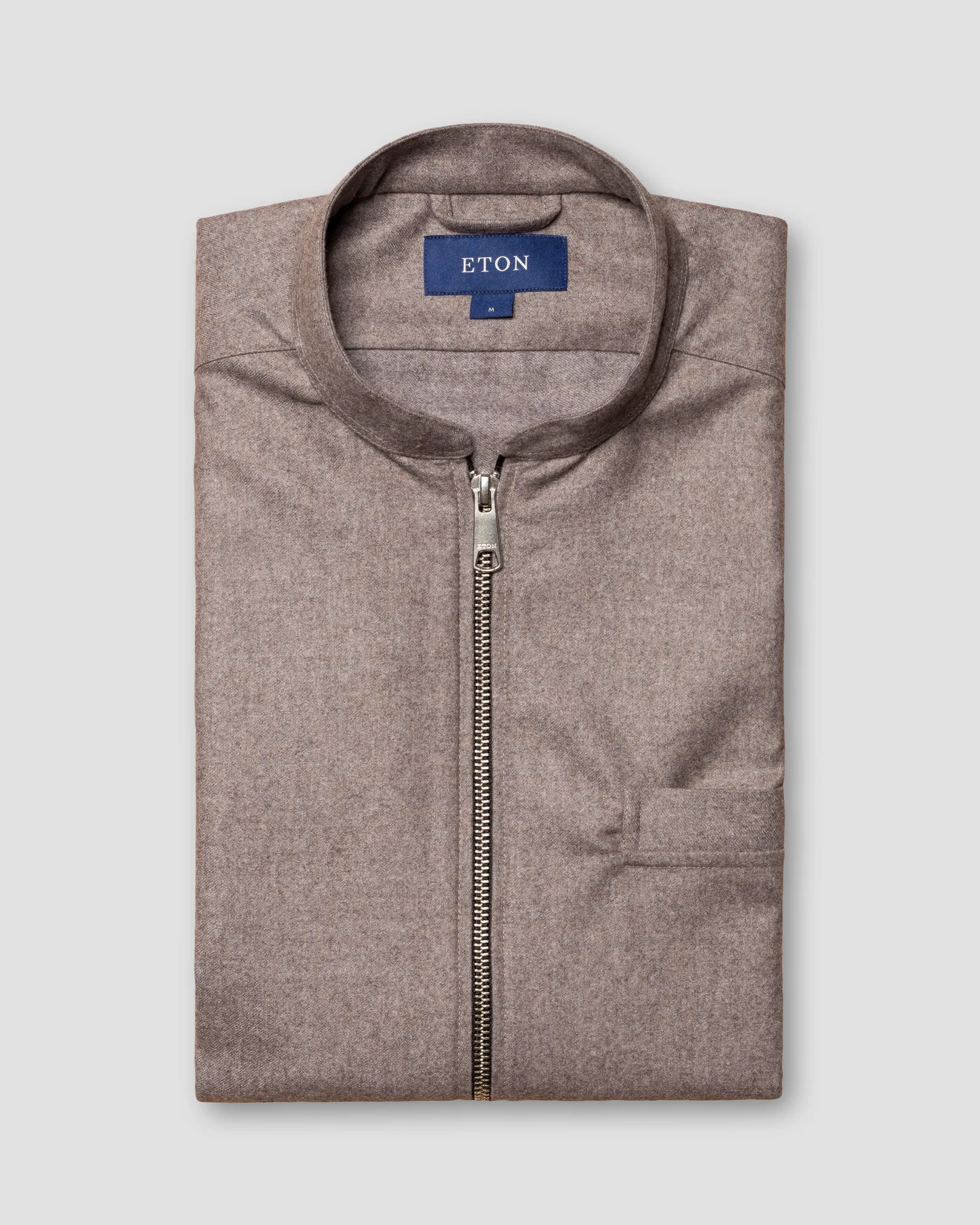 Eton - beige twill wool vest