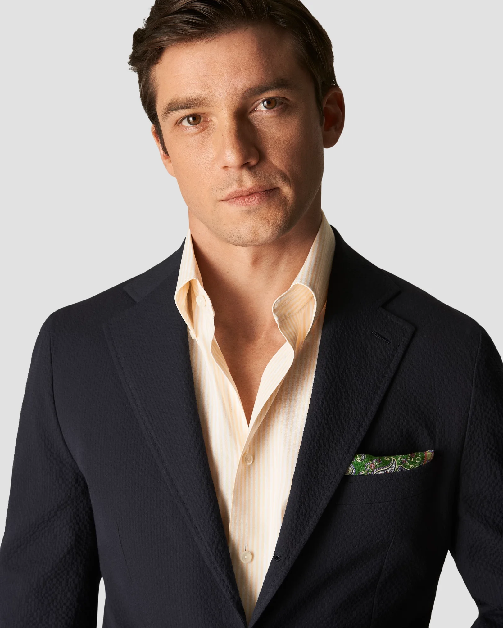 Eton - yellow fine oxford