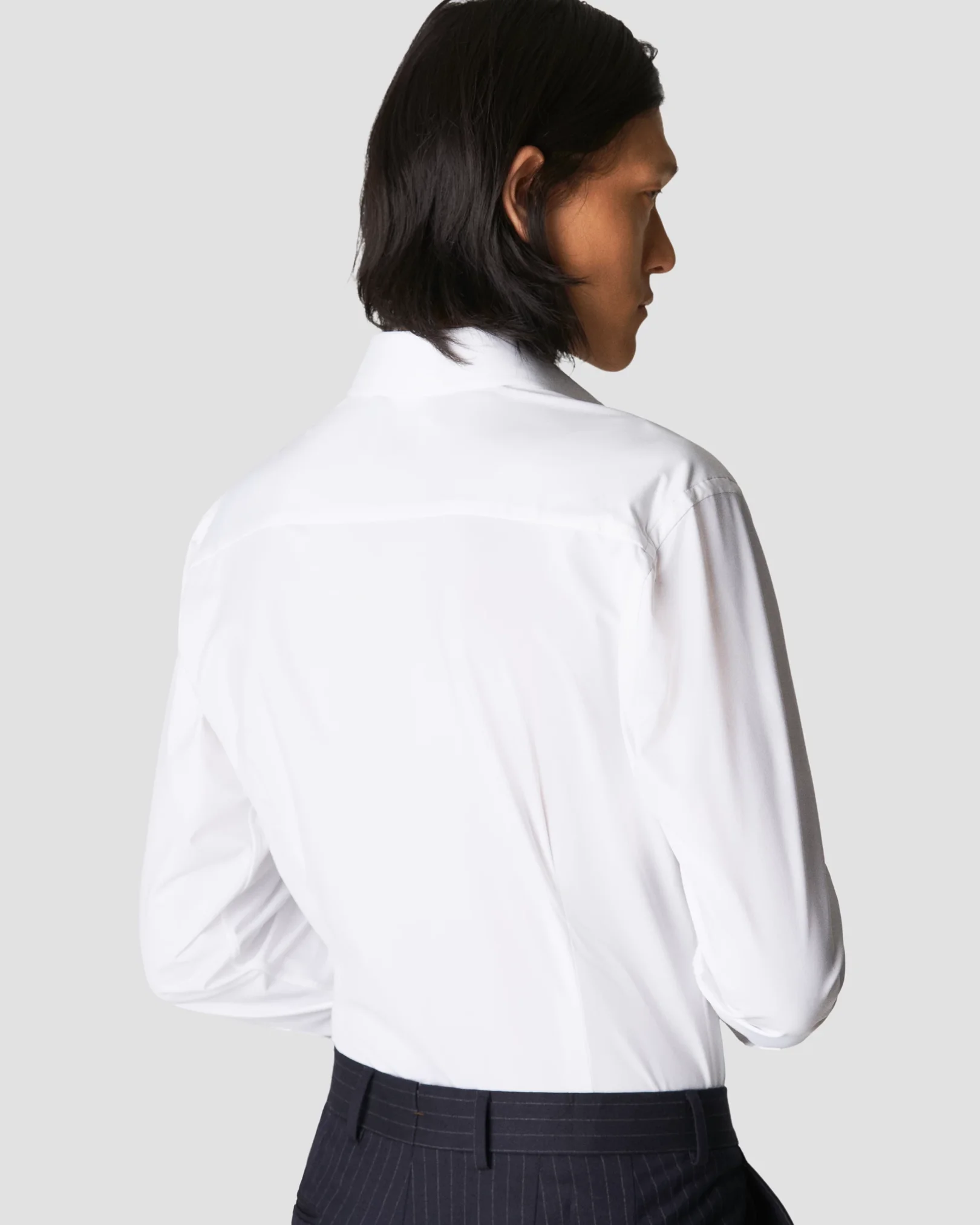 Eton - white 4 way stretch