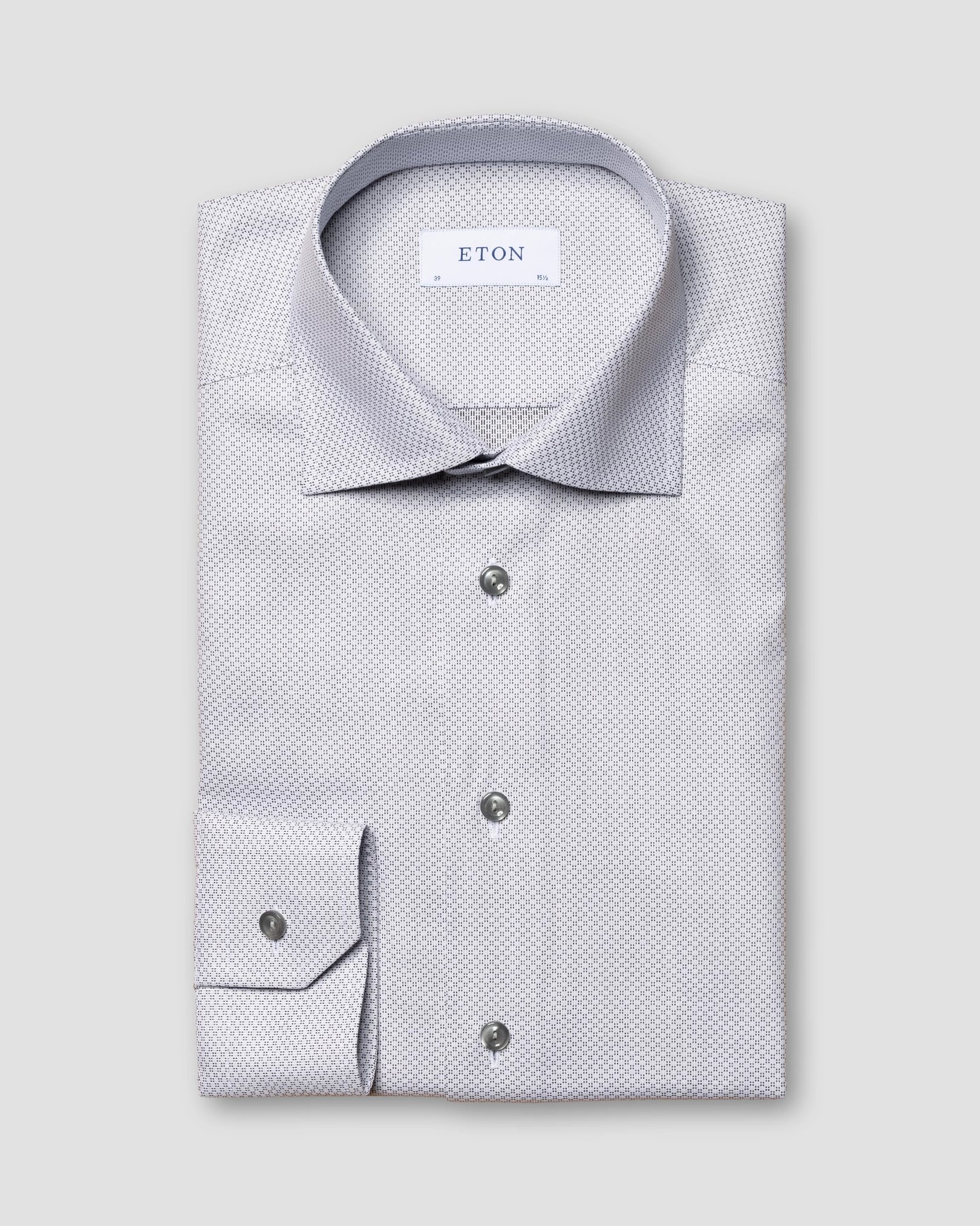 Eton - dark grey brocade