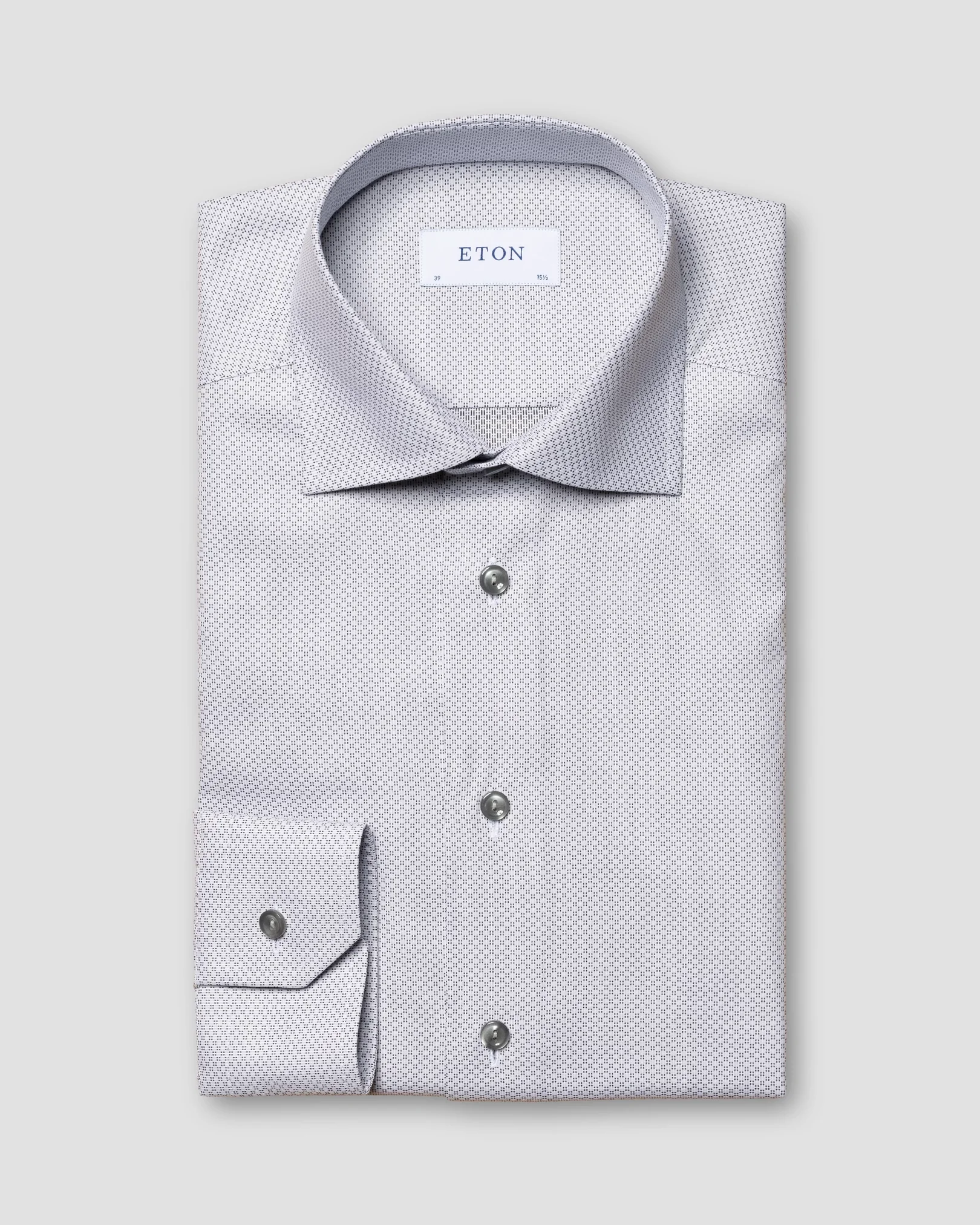 Eton - dark grey brocade