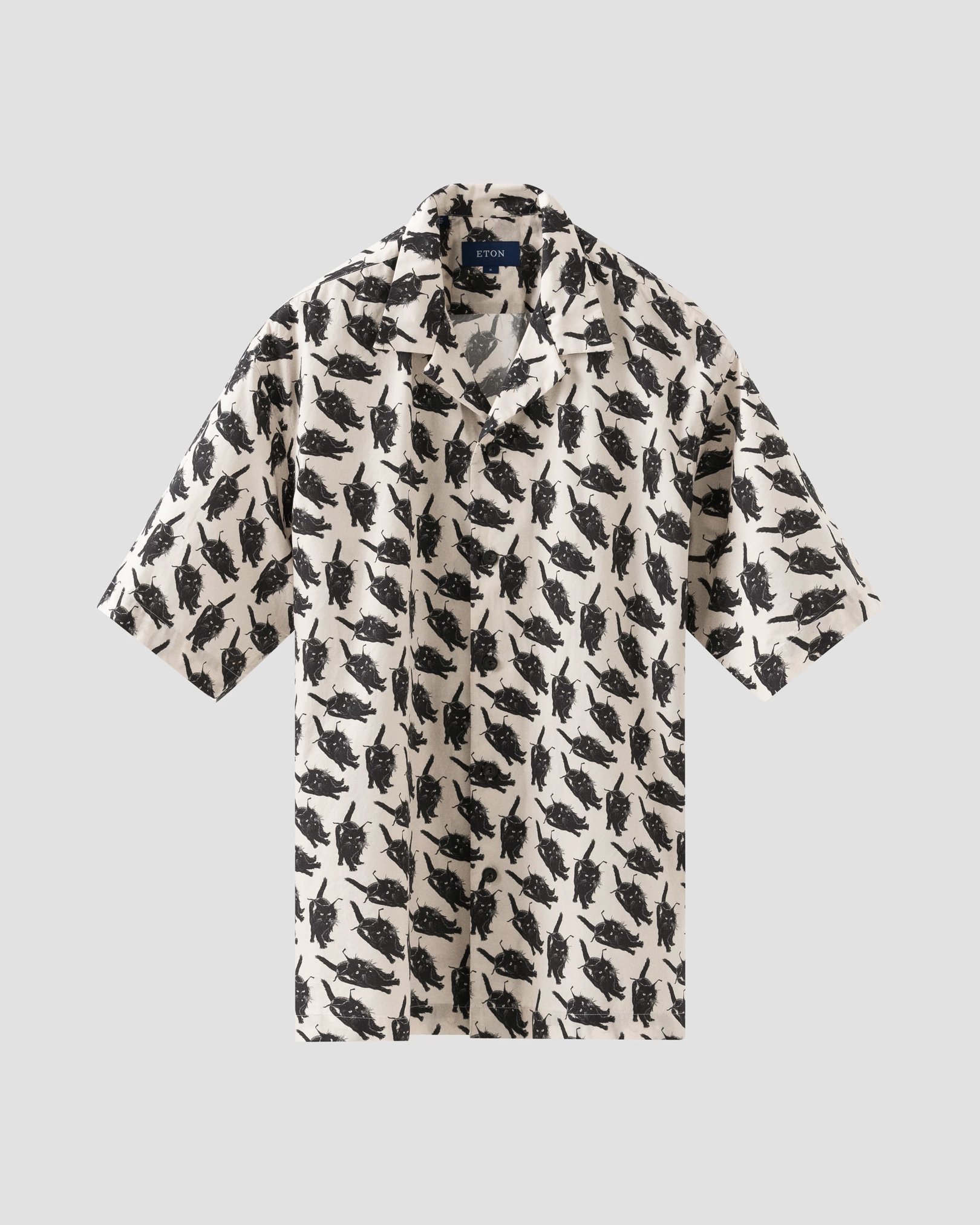 Eton - Cat Print Resort Shirt