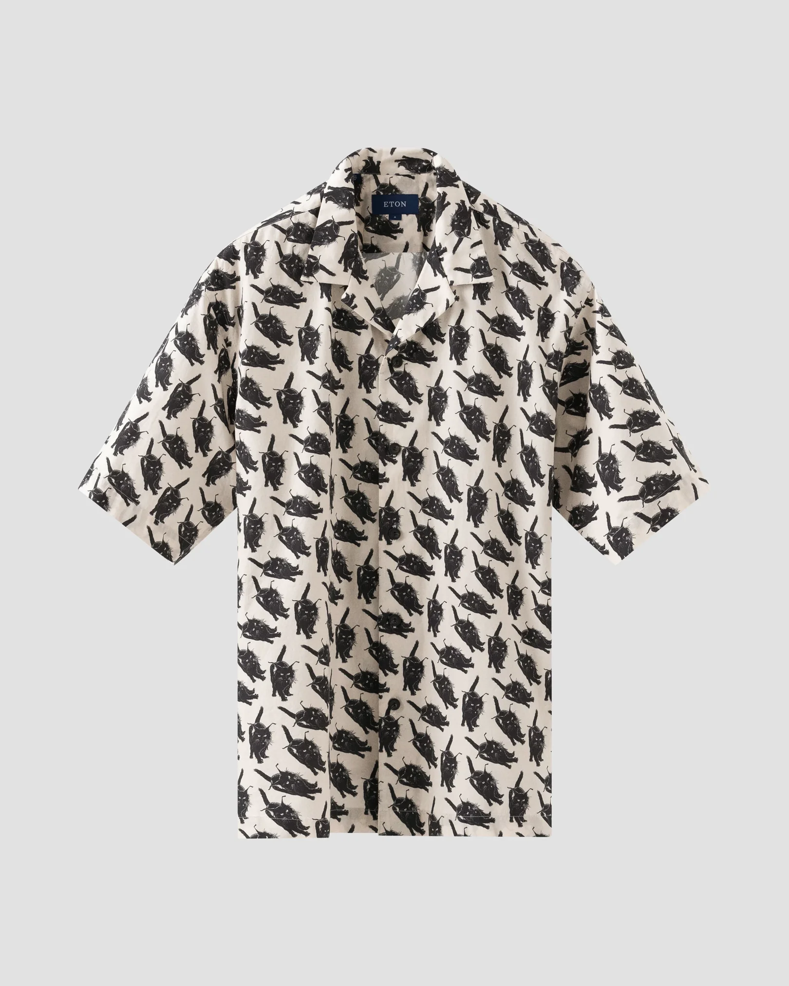 Eton - Cat Print Resort Shirt