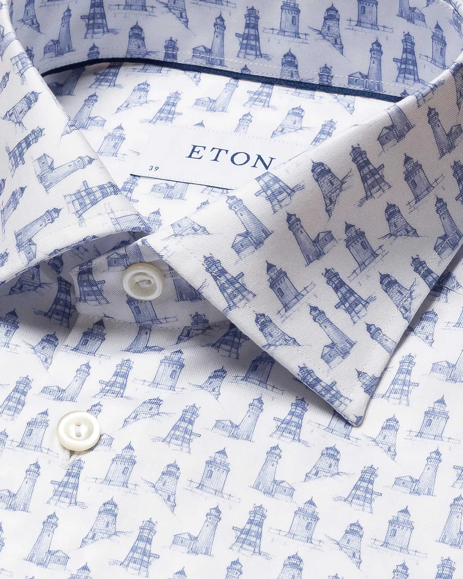 Eton - mid blue signature twill
