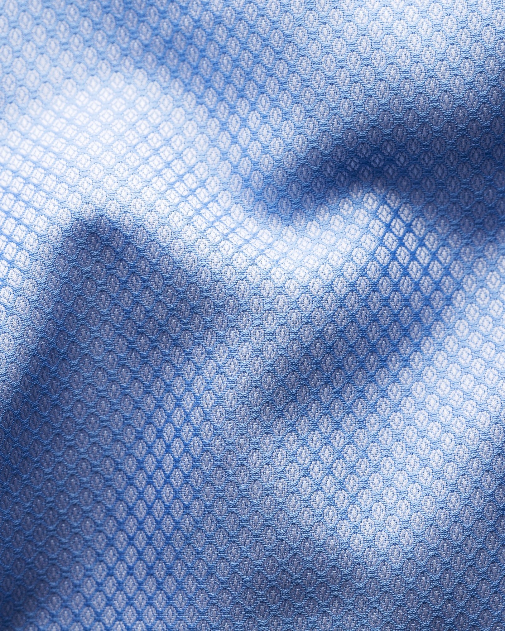 Eton - blue dobby shirt