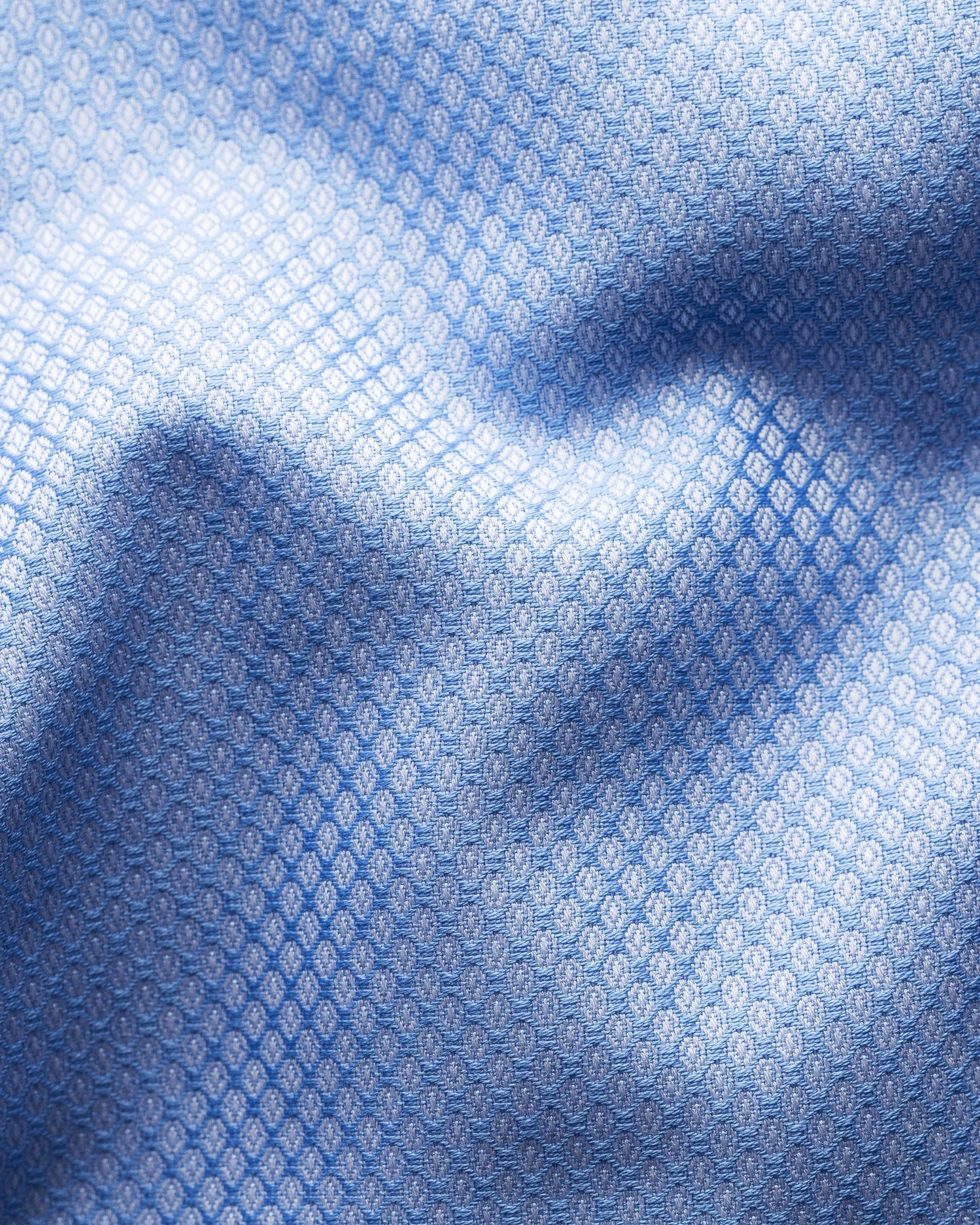 Eton - blue dobby shirt