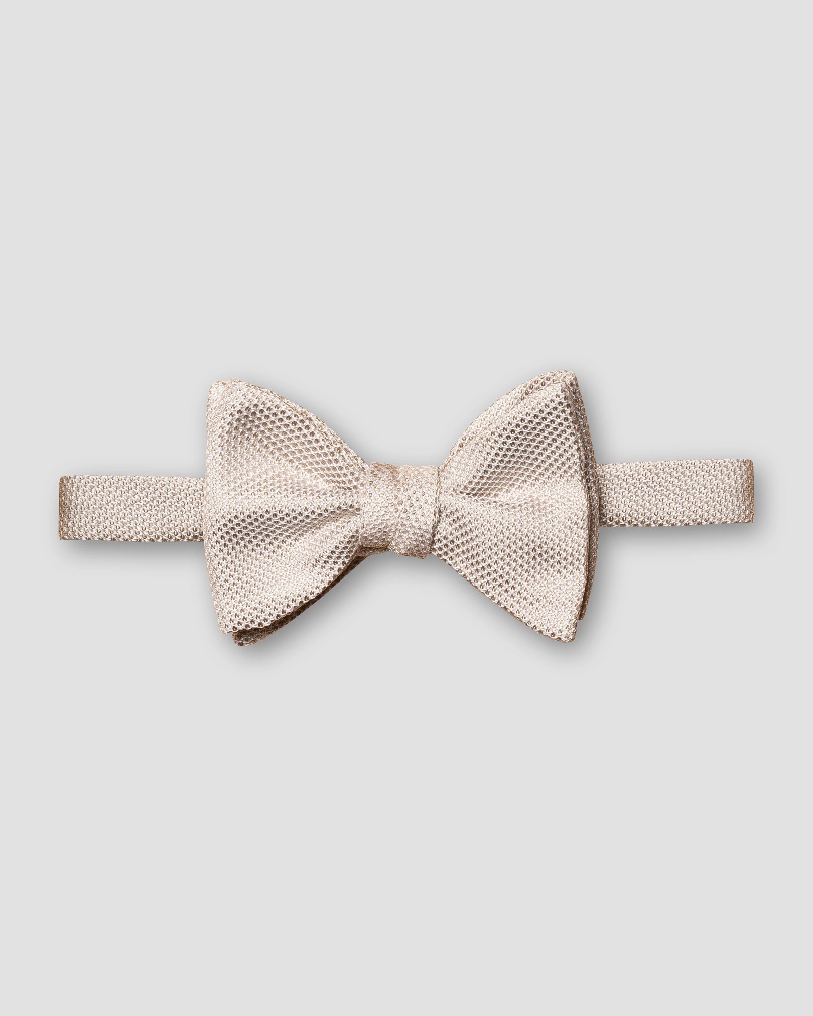 Eton - brown grenadine bowtie self tied