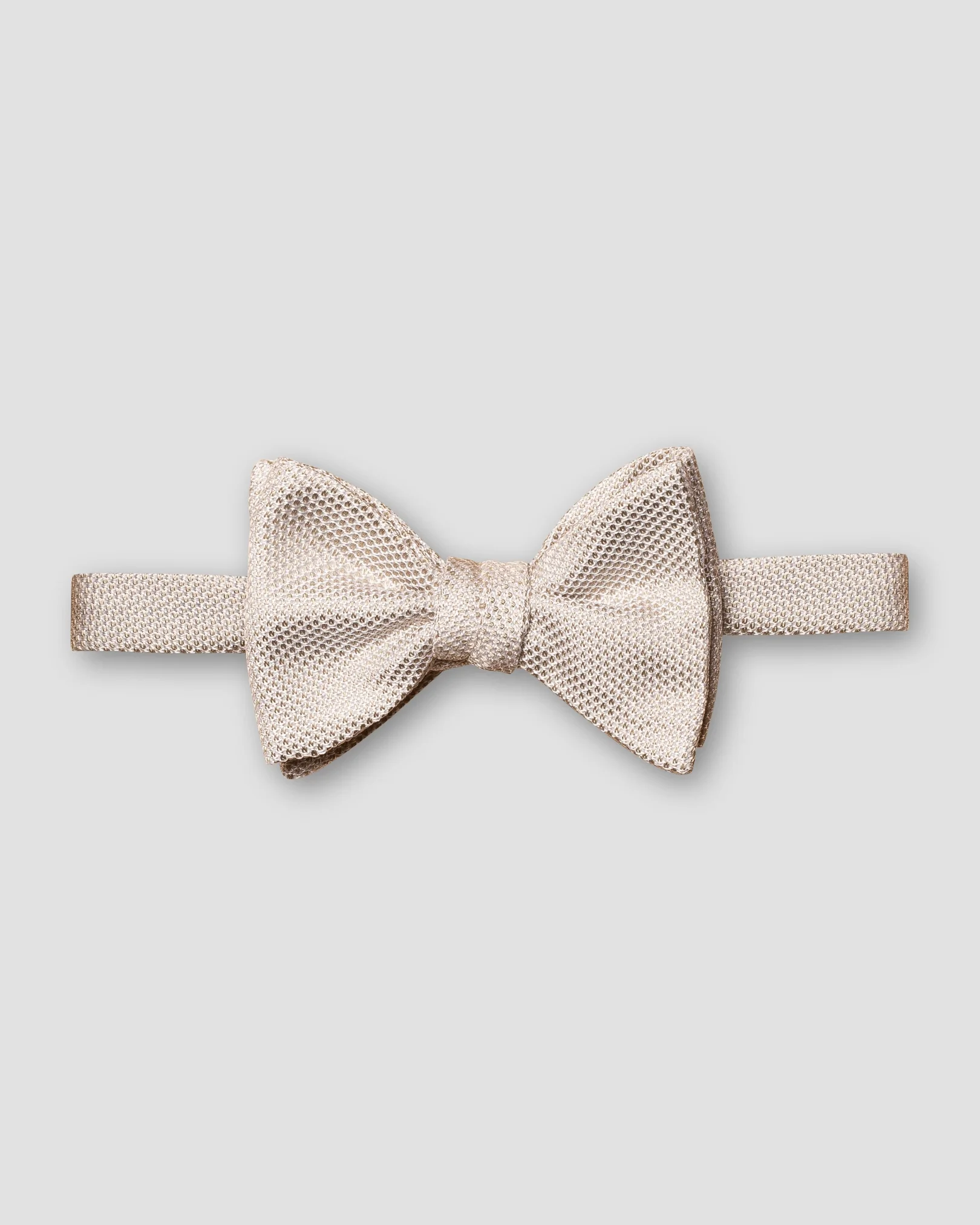 Eton - brown grenadine bowtie self tied