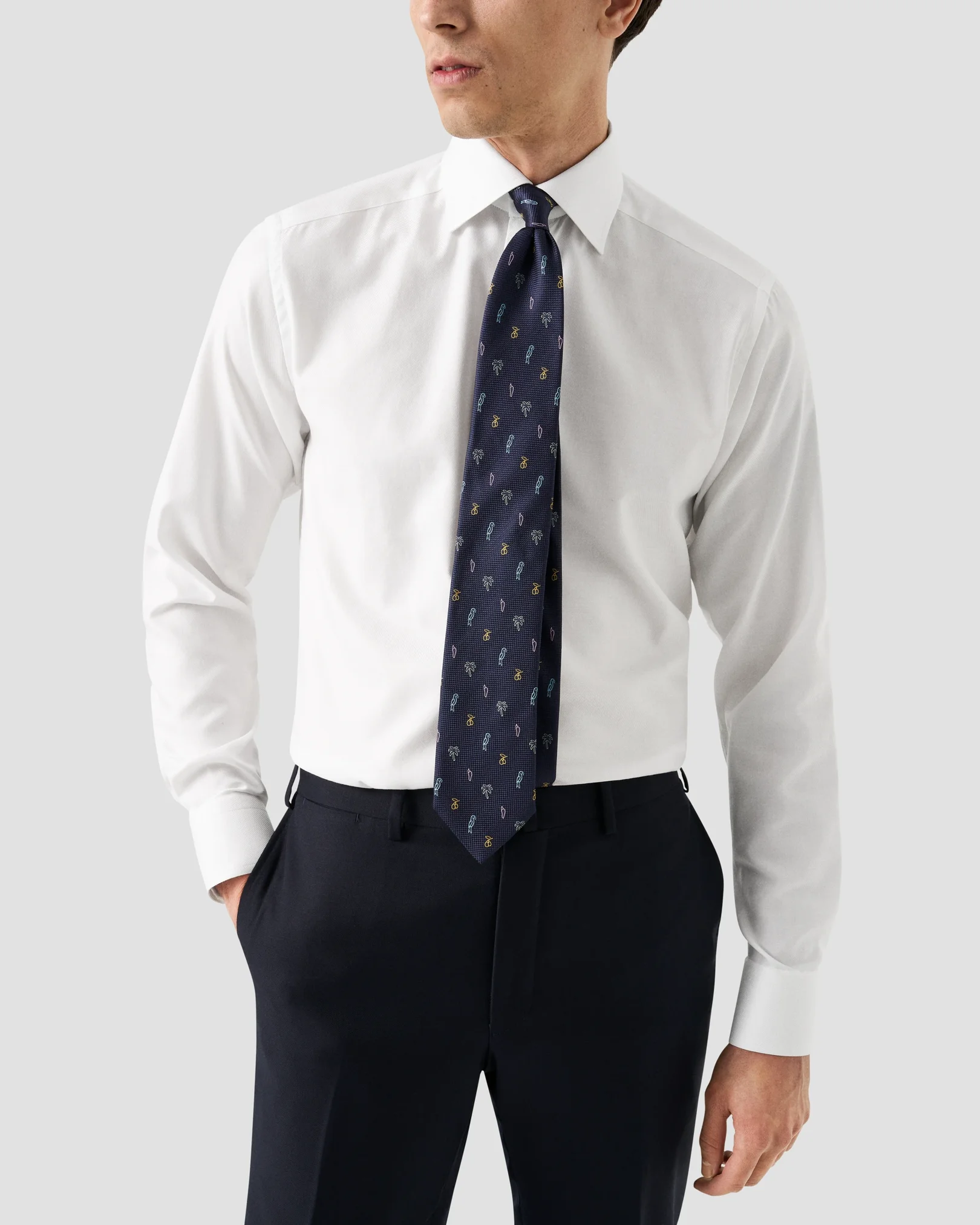Eton - Melange Fine Twill Shirt