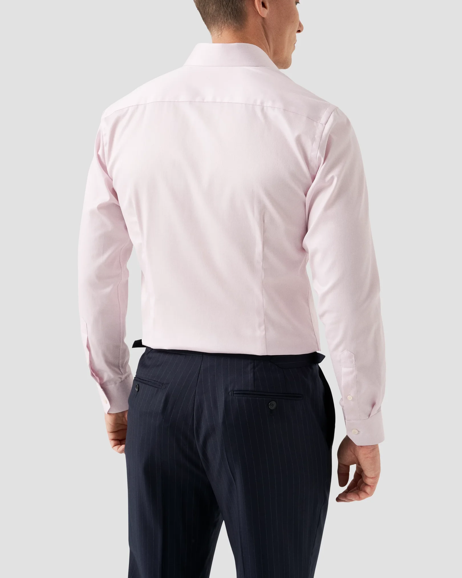 Eton - pink signature twill made to order