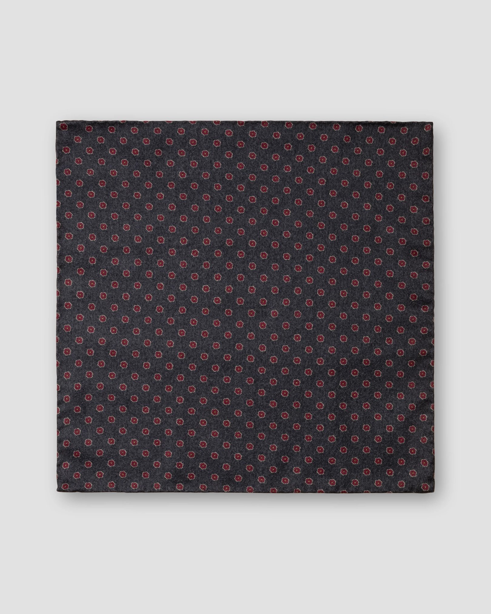 Eton - red wool pocket square