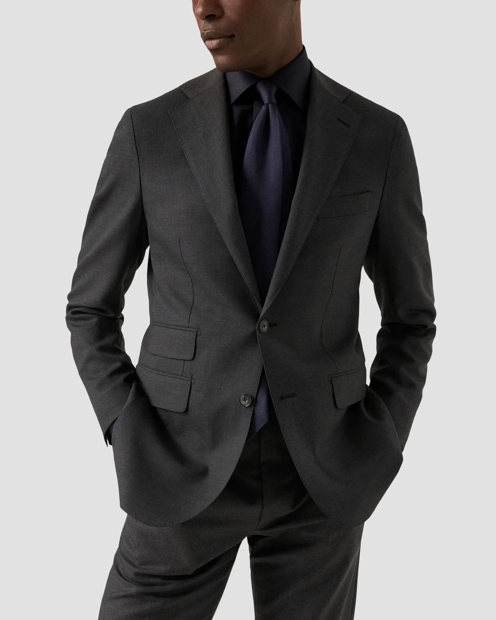 Eton - Dark Blue Signature Twill Shirt