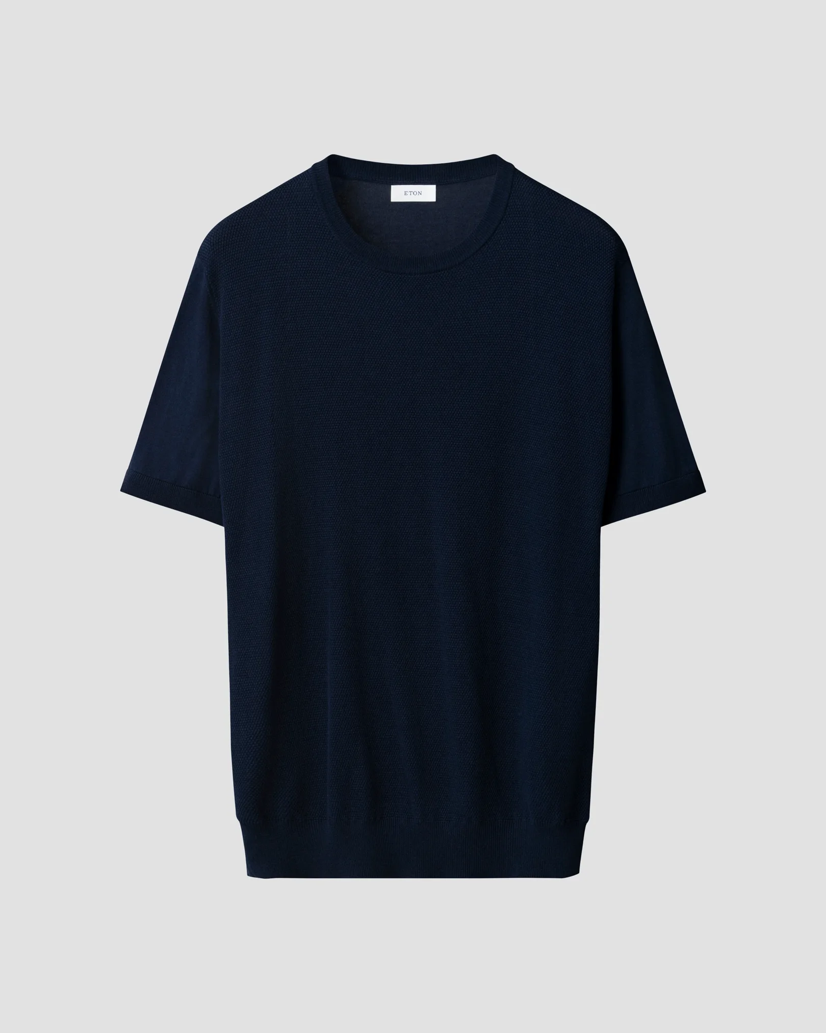 Eton - Rundhals-T-Shirt mit Struktur
