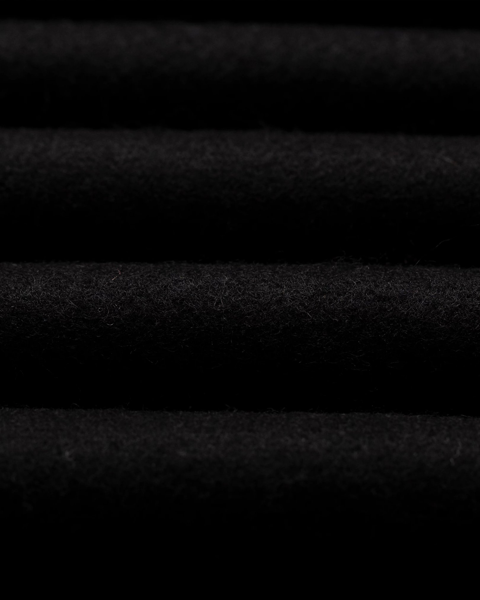 Eton - black and gray double sided wool scarf
