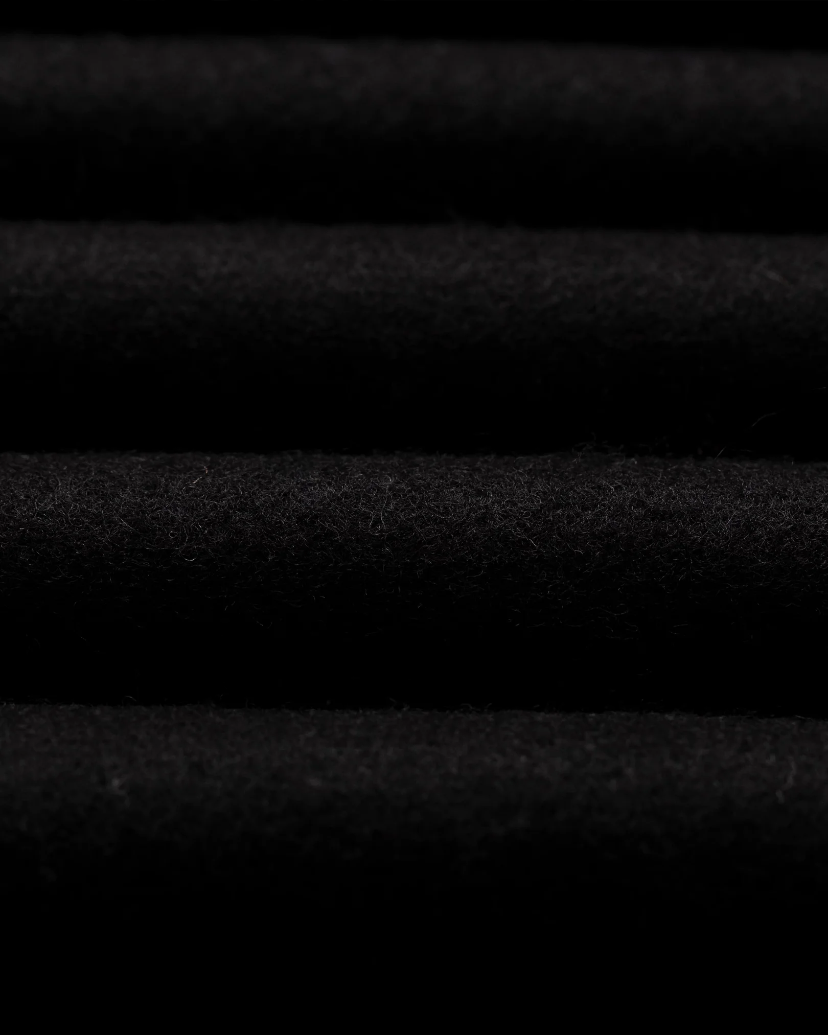 Eton - black and gray double sided wool scarf
