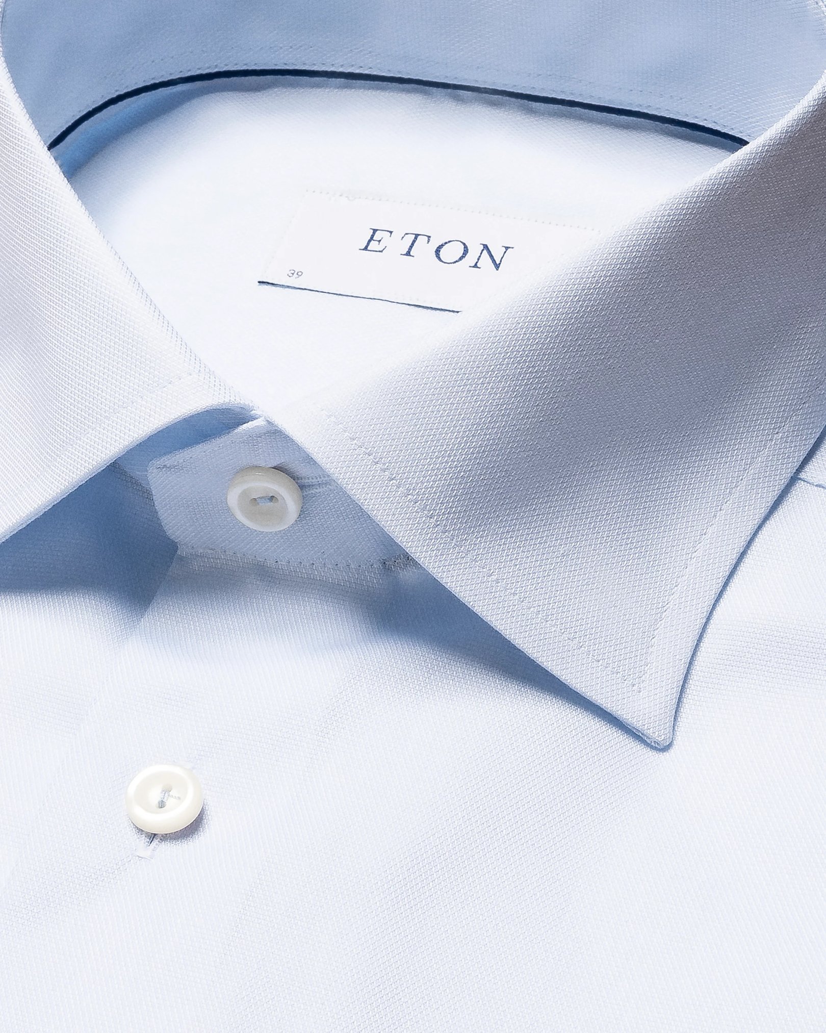 Eton - light blue twill weave