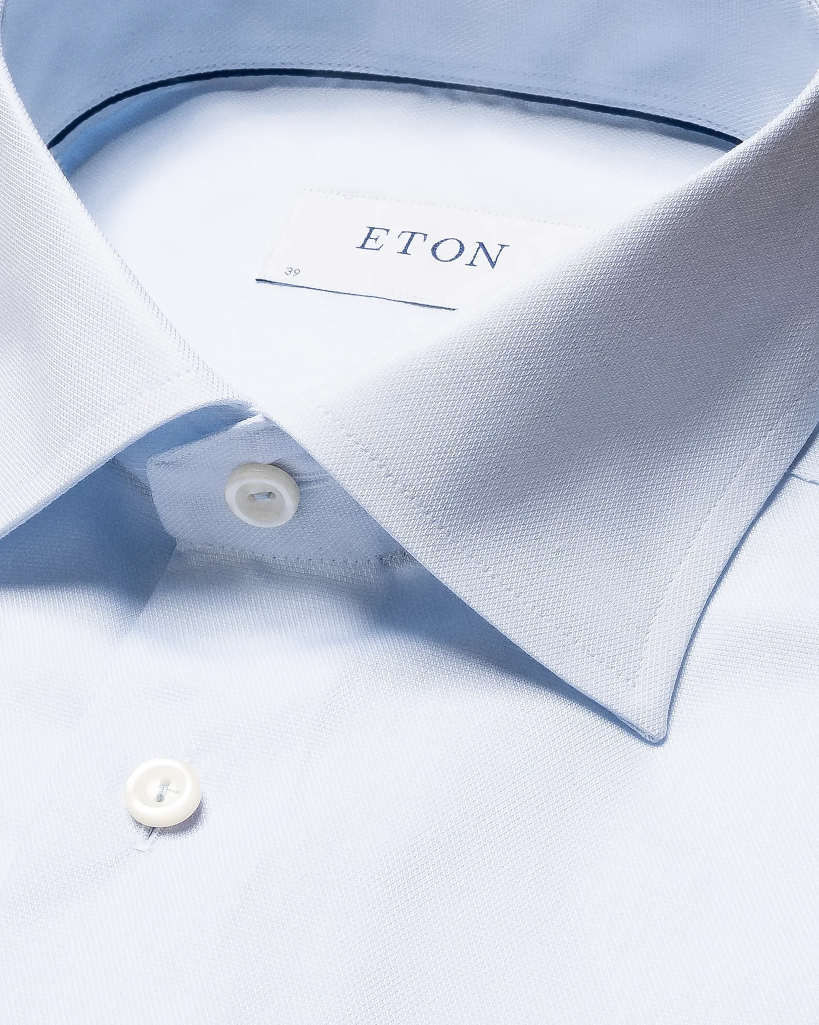 Eton - light blue twill weave