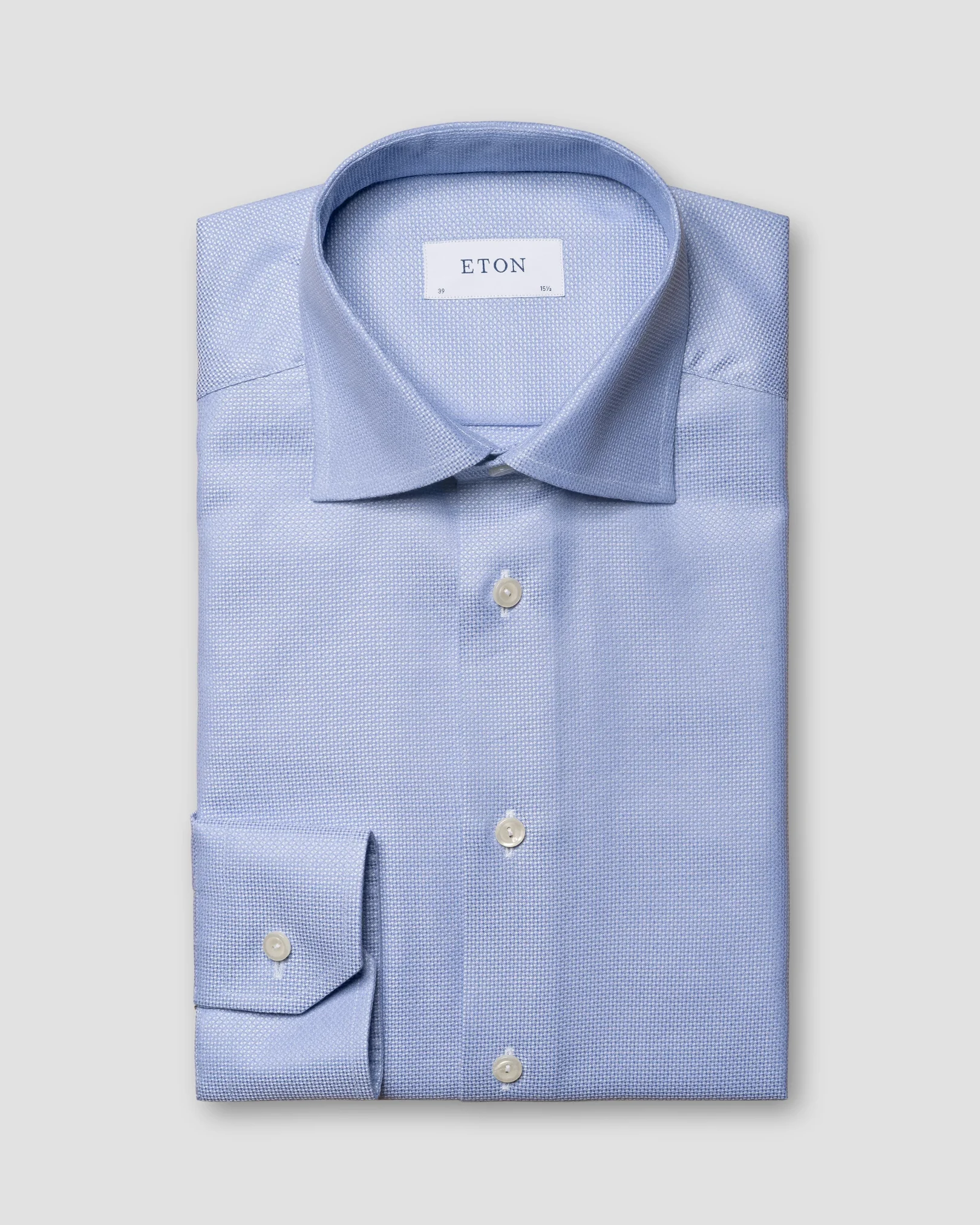 Eton - light blue strech cottontencel