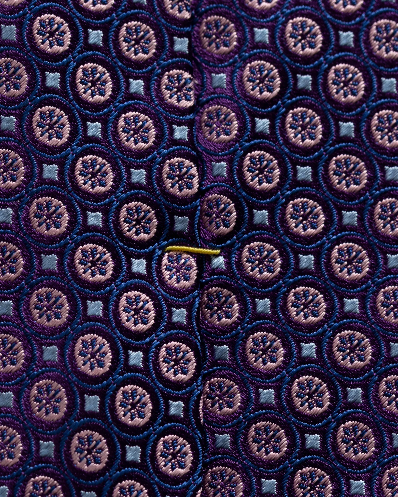 Eton - purple dotted silk tie