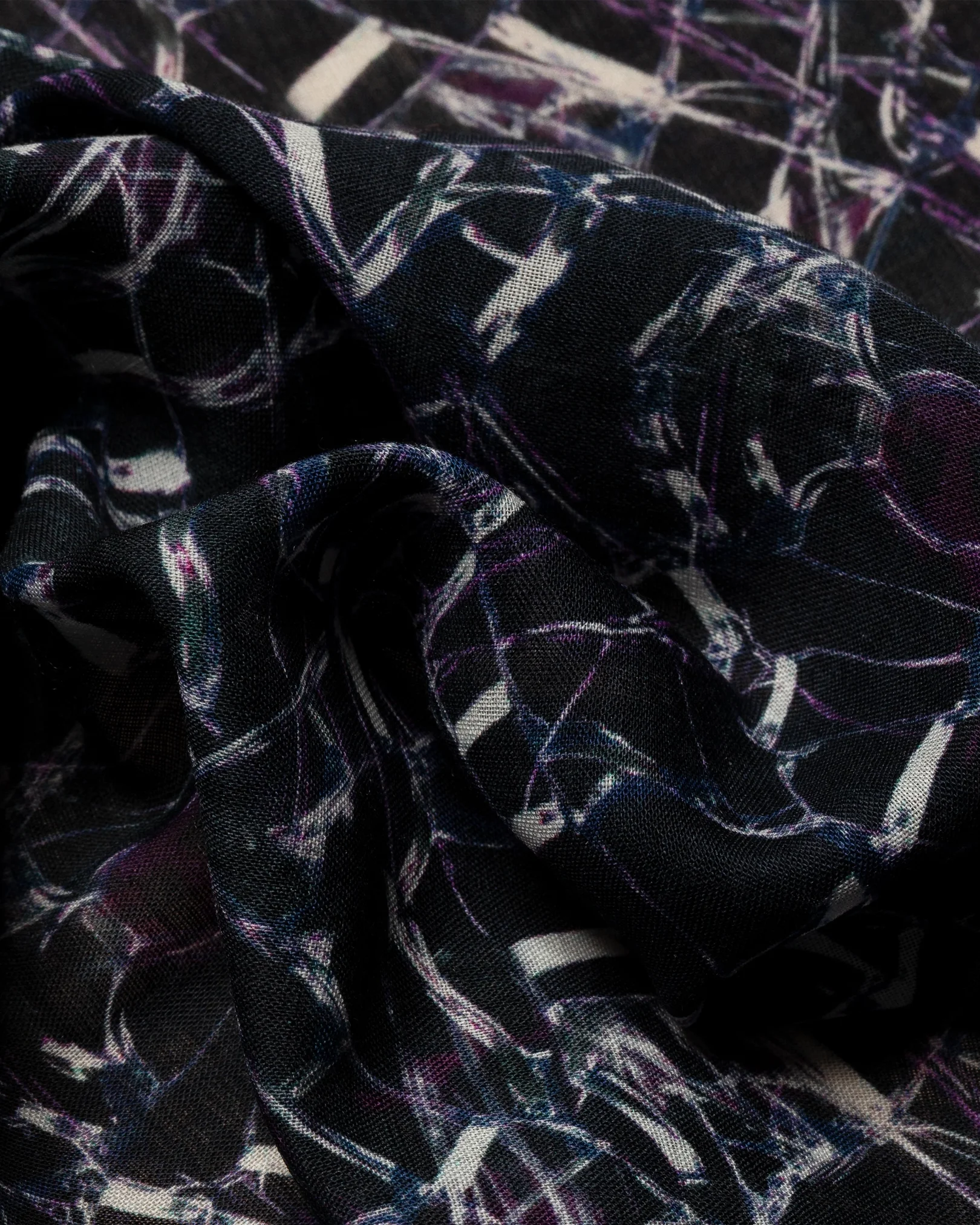 Eton - navy blue wool bandana