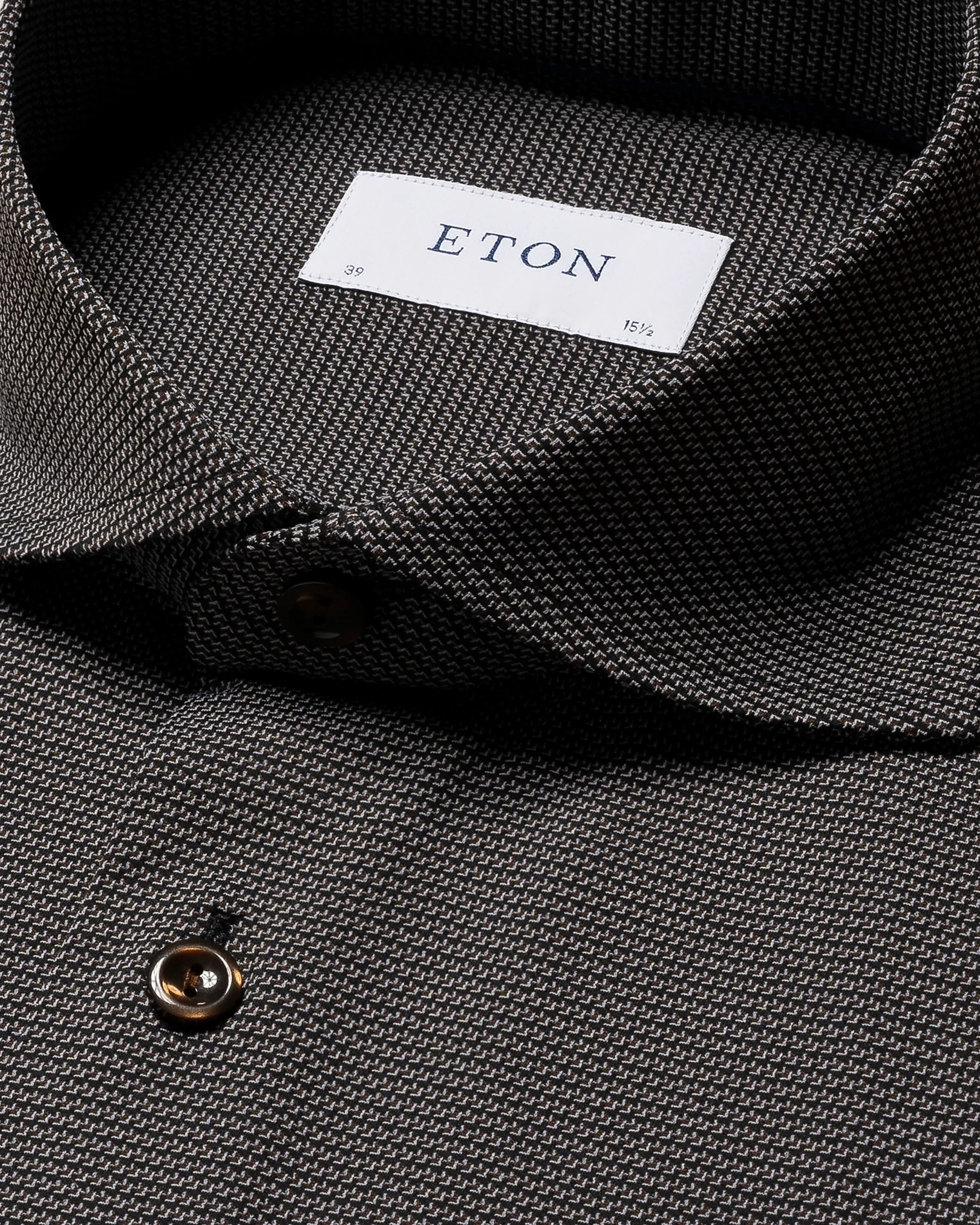 Eton - brown four way stretch