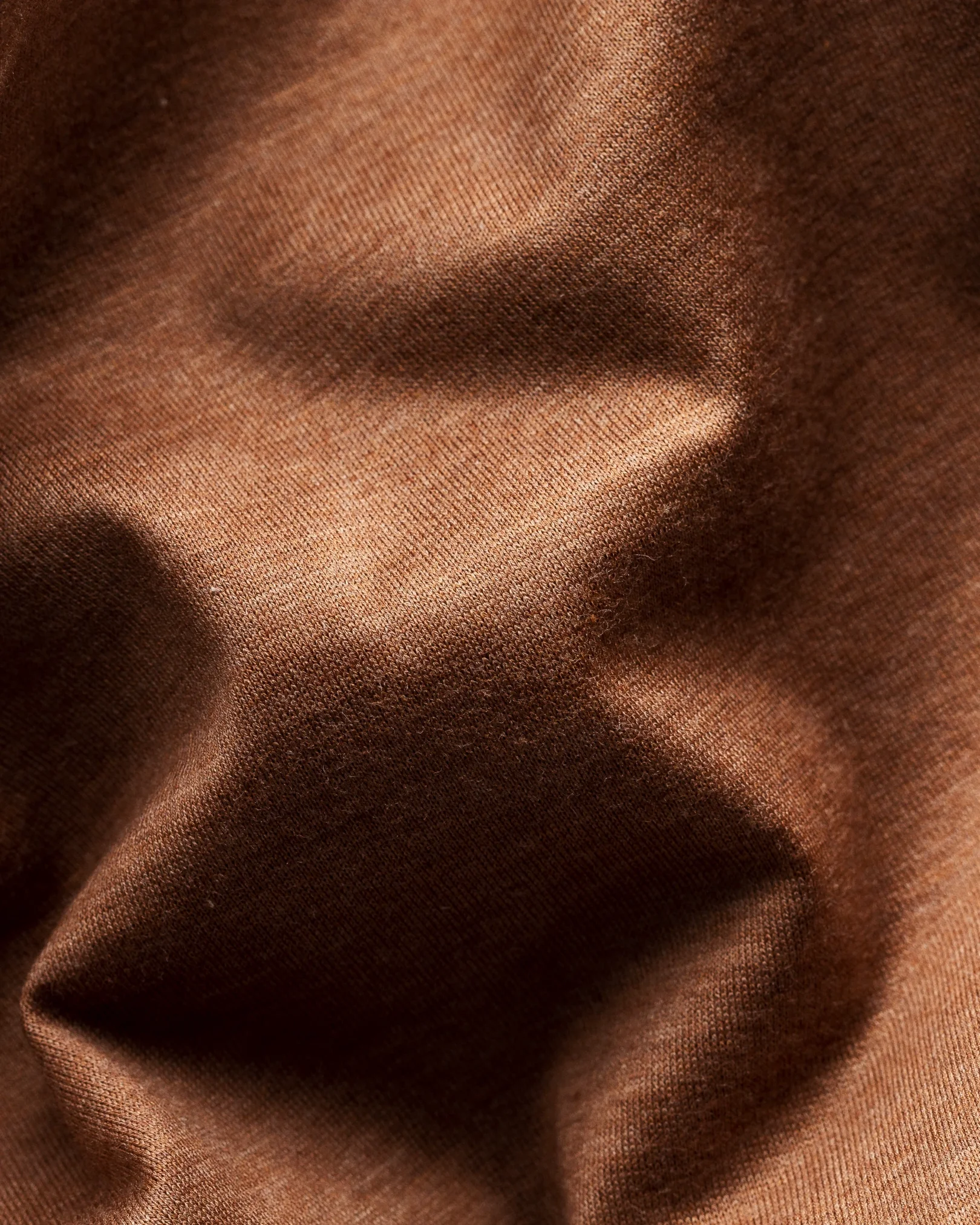 Eton - brown popover jersey shirt short sleeved