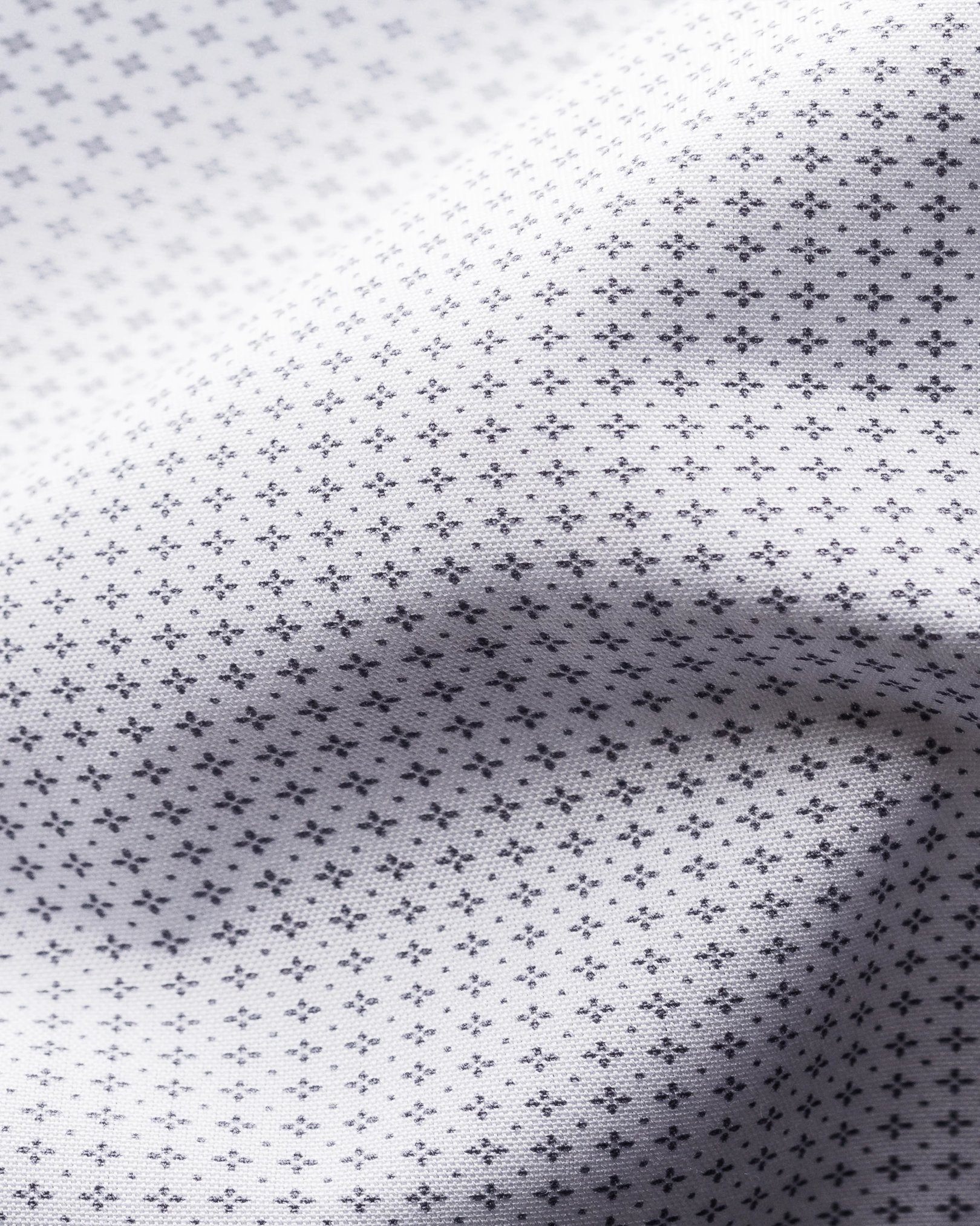 Eton - grey microprinted shirt
