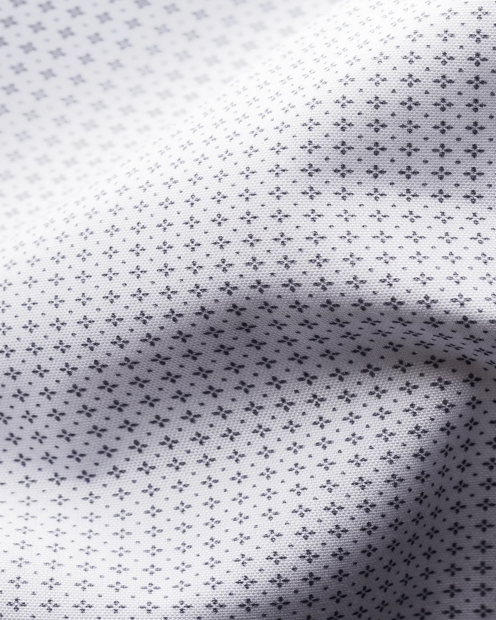 Eton - grey microprinted shirt