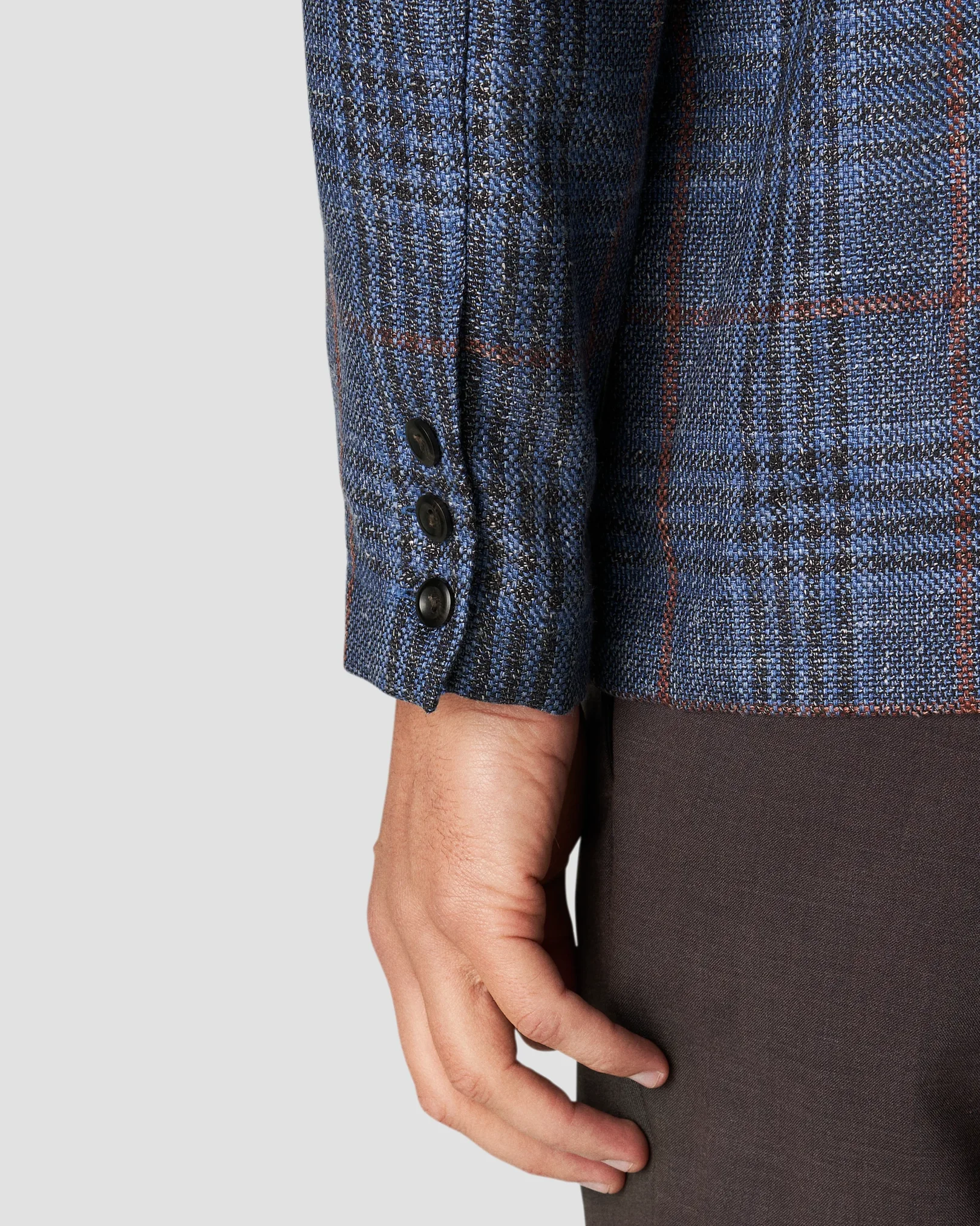 Eton - dark blue hopsack