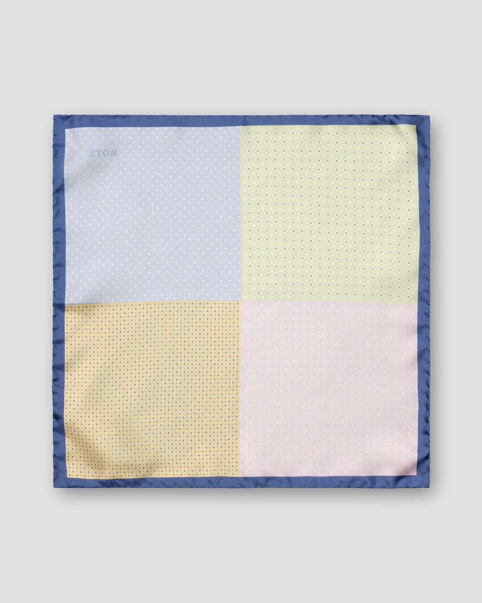 Eton - four color pocket square