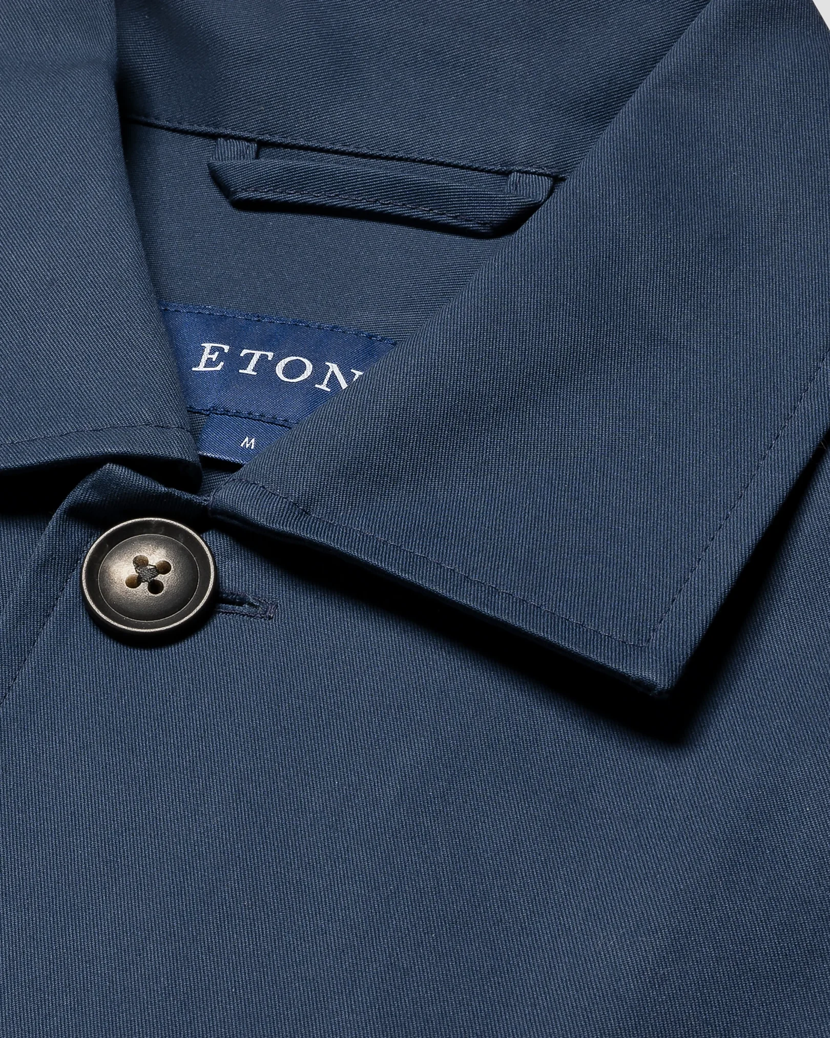 Eton - dark blue turndown overshirt